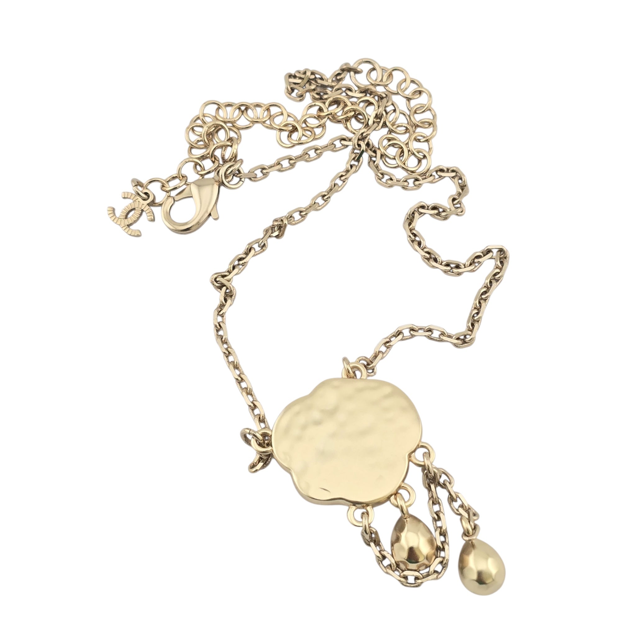 Chanel CC White Pendant Necklace 2025