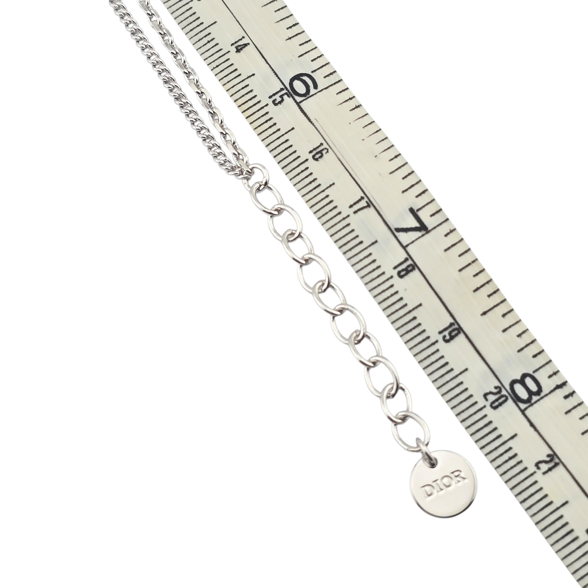 Christian Dior CD Silver Clair D Lune Bracelet