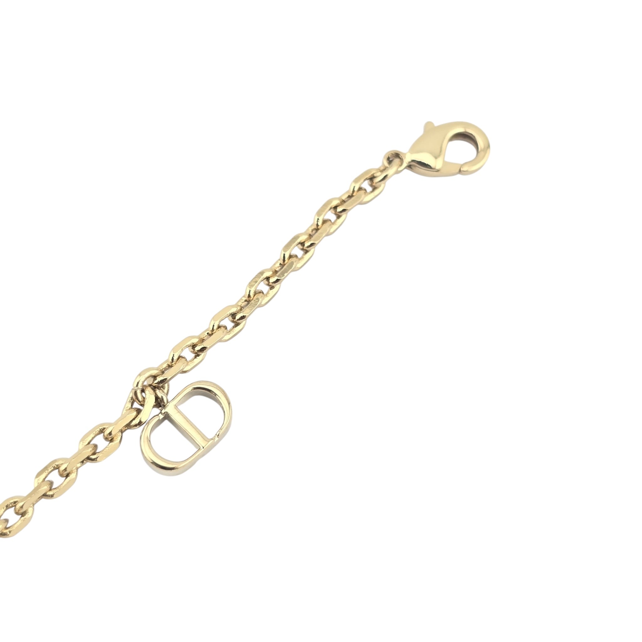 Christian Dior CD Plan De Paris Gold Bracelet