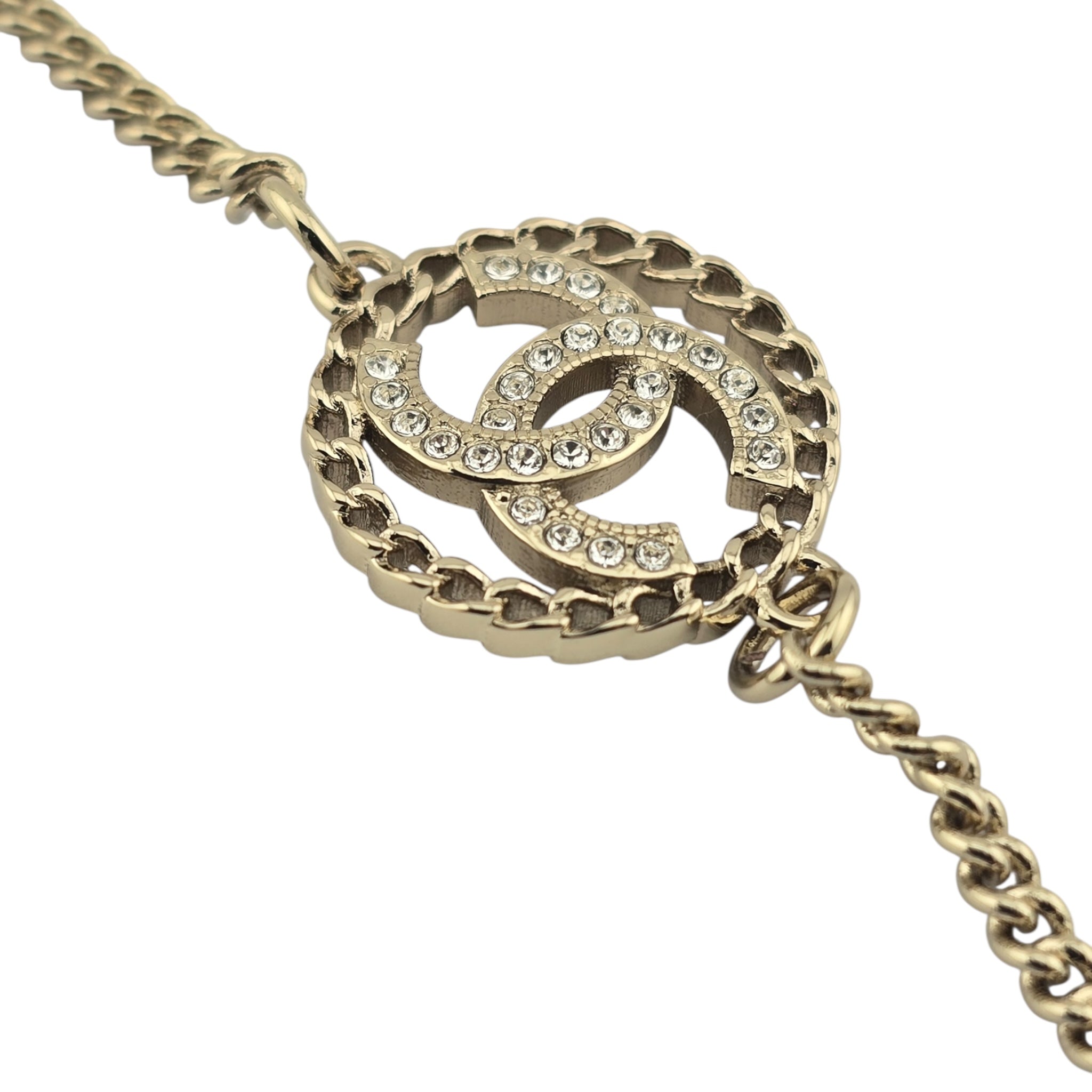 Chanel CC Round Pendant Bracelet 2025 CHANEL