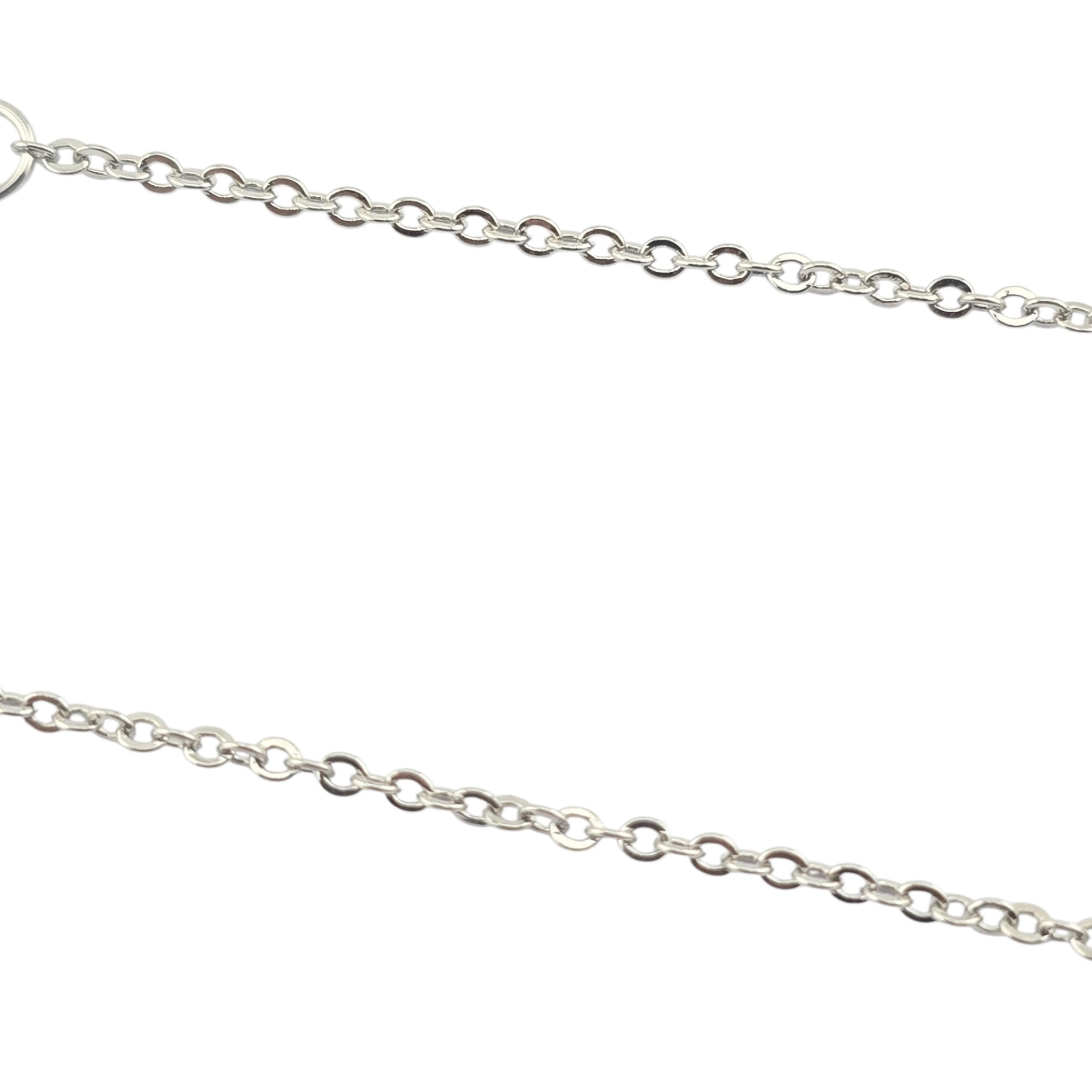 Christian Dior Crystal Flower Silver Choker Necklace DIOR