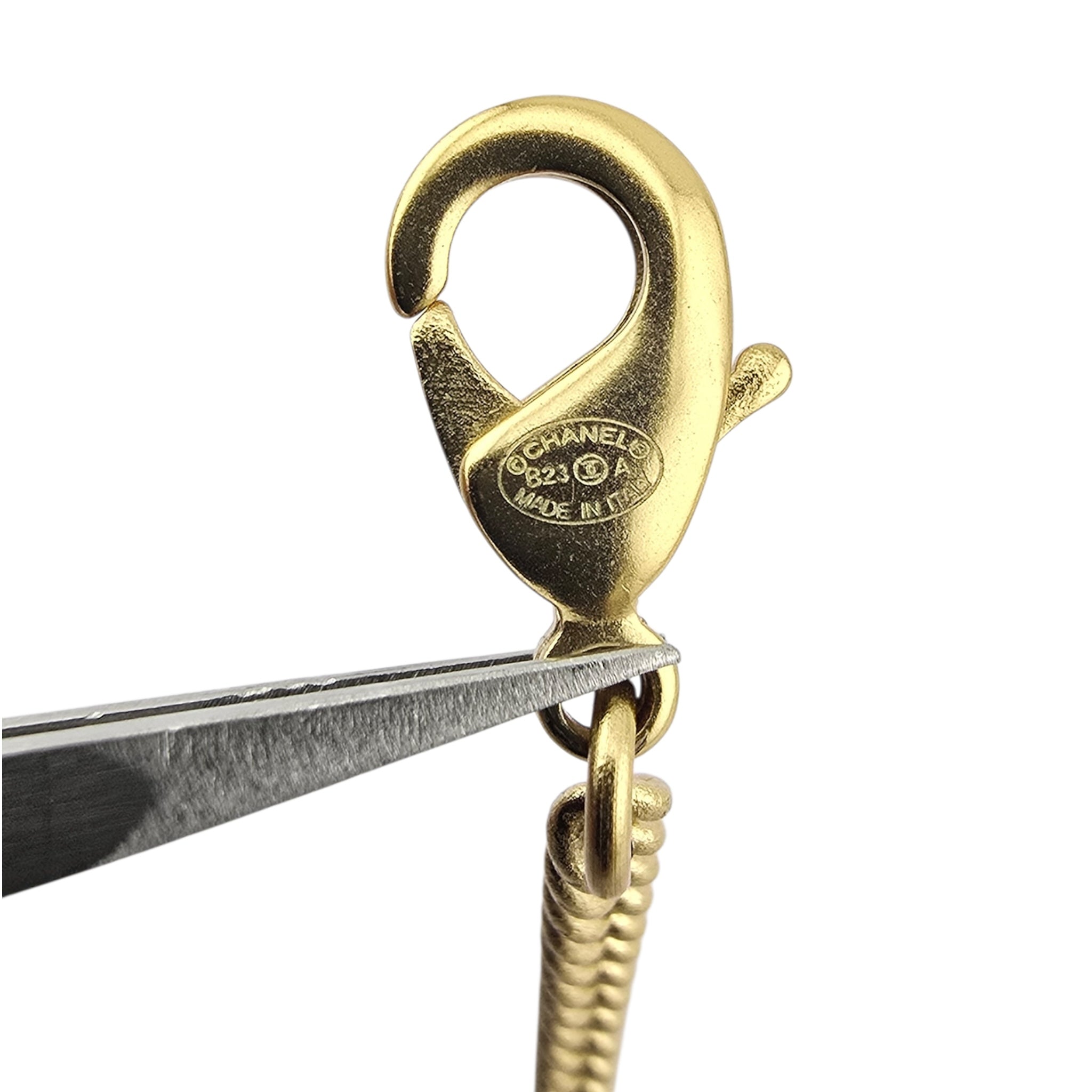 Chanel CC Gold Pendant Necklace 2023 CHANEL