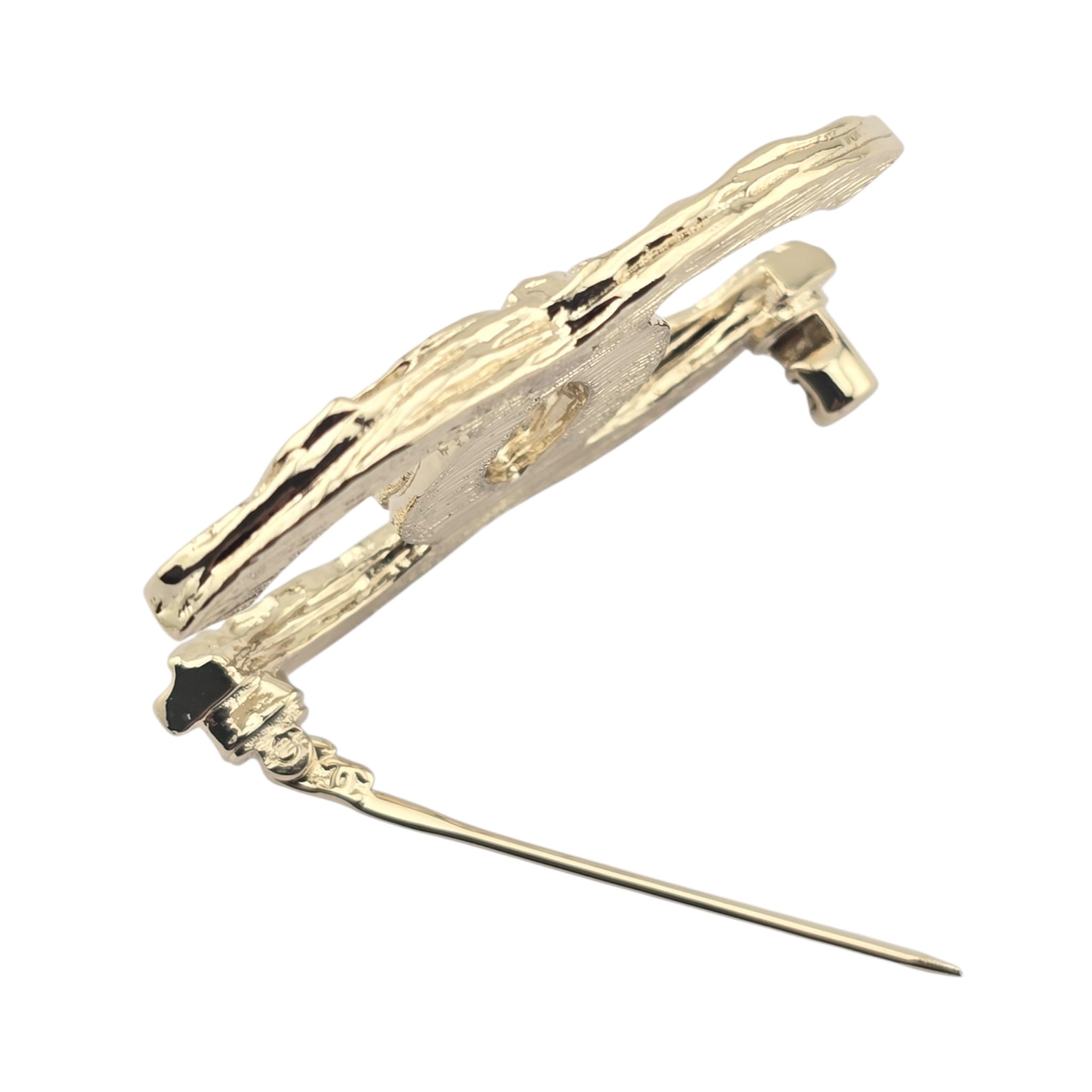 Chanel CC Metal Gold Brooch 2025 CHANEL