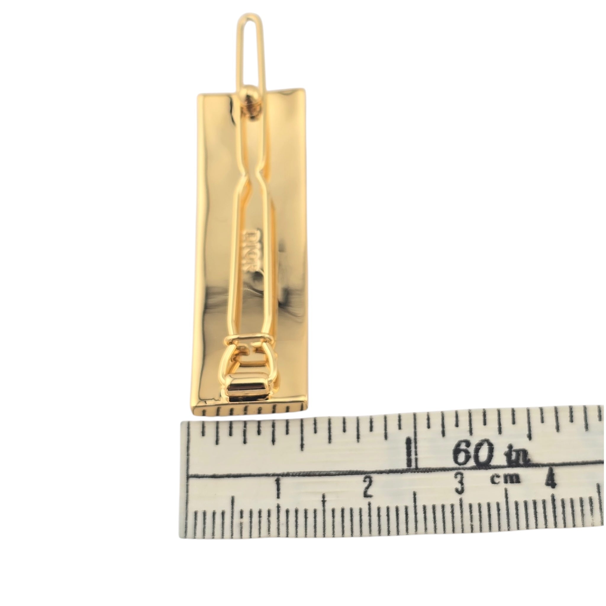 Christian Dior Night Code Black Enamel Hair Barrette DIOR