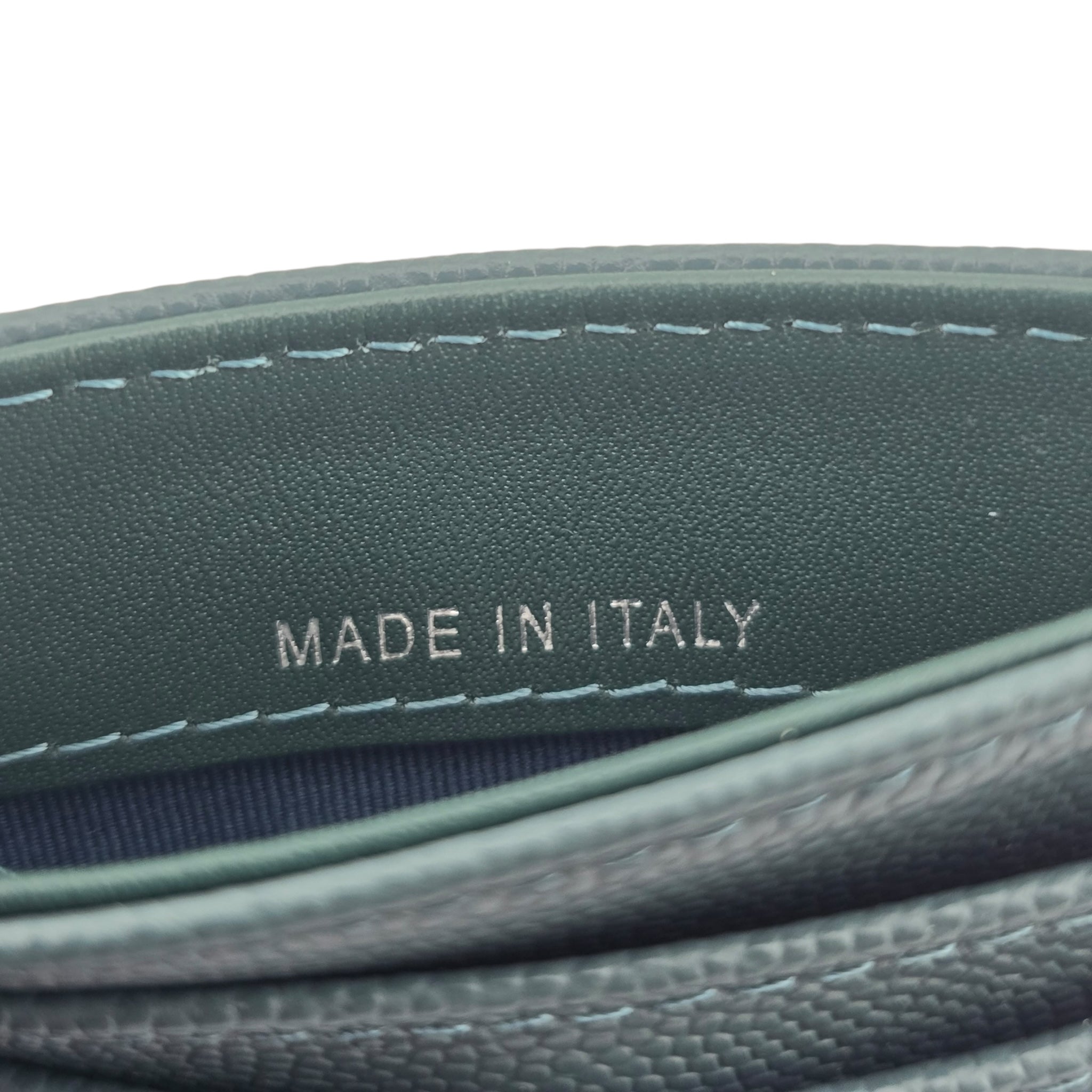 Chanel CC Caviar Green Classic Cardholder CHANEL