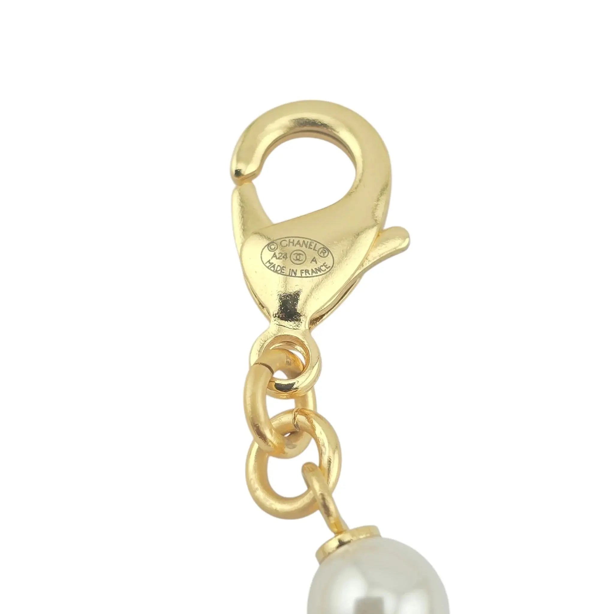 Chanel CC Faux Pearl Necklace 2024 CHANEL