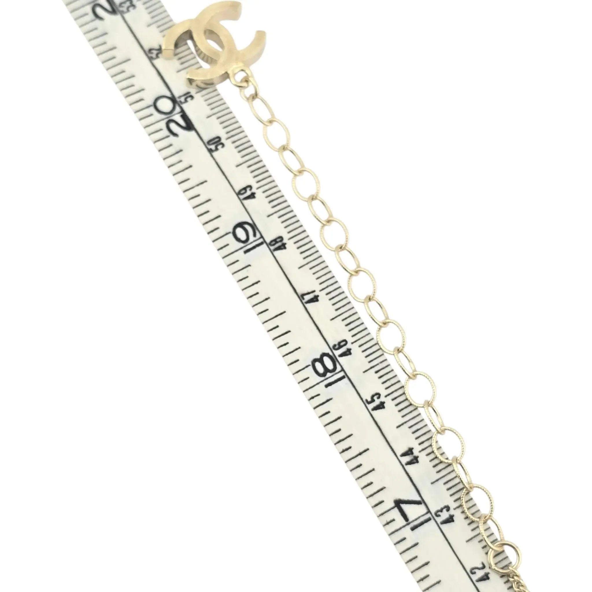 Chanel CC Bow Pendant Gold Silver Necklace 2024 CHANEL