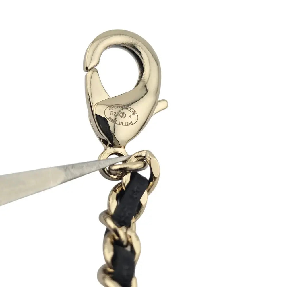 Chanel Black Gold Comb Necklace 22-23FW CHANEL