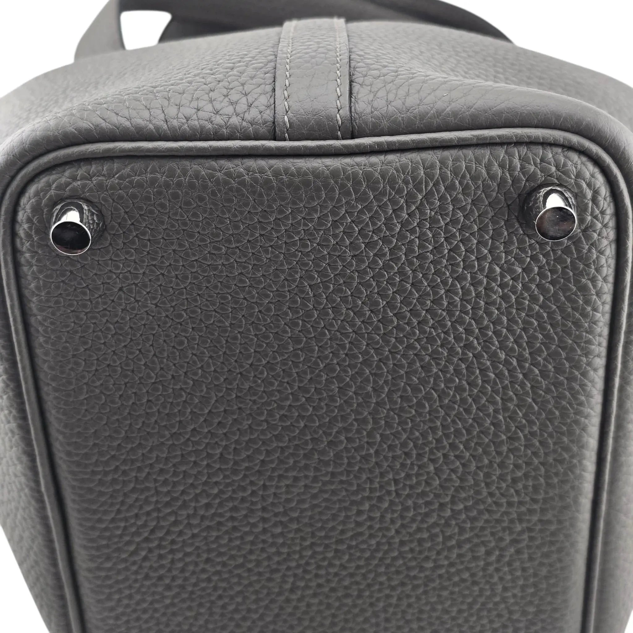 Hermès Picotin Lock 18 Gris Meyer Clemence Palladium Bag HERMES