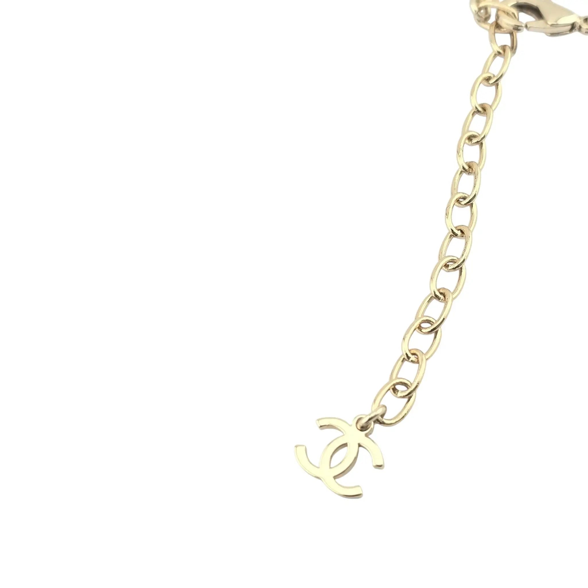 Chanel CC Deer Gold Choker Necklace 2025 CHANEL
