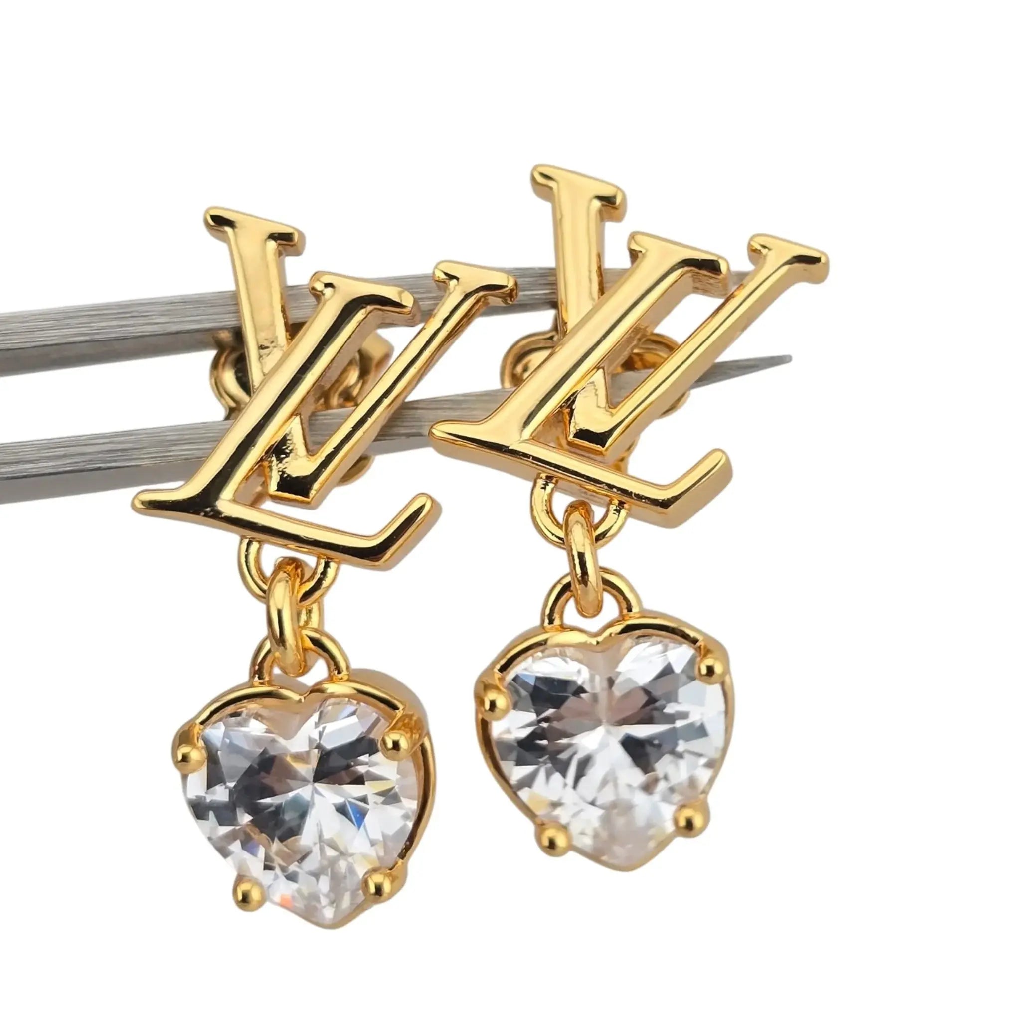 Louis Vuitton LV Iconic Heart Earrings LOUIS VUITTON
