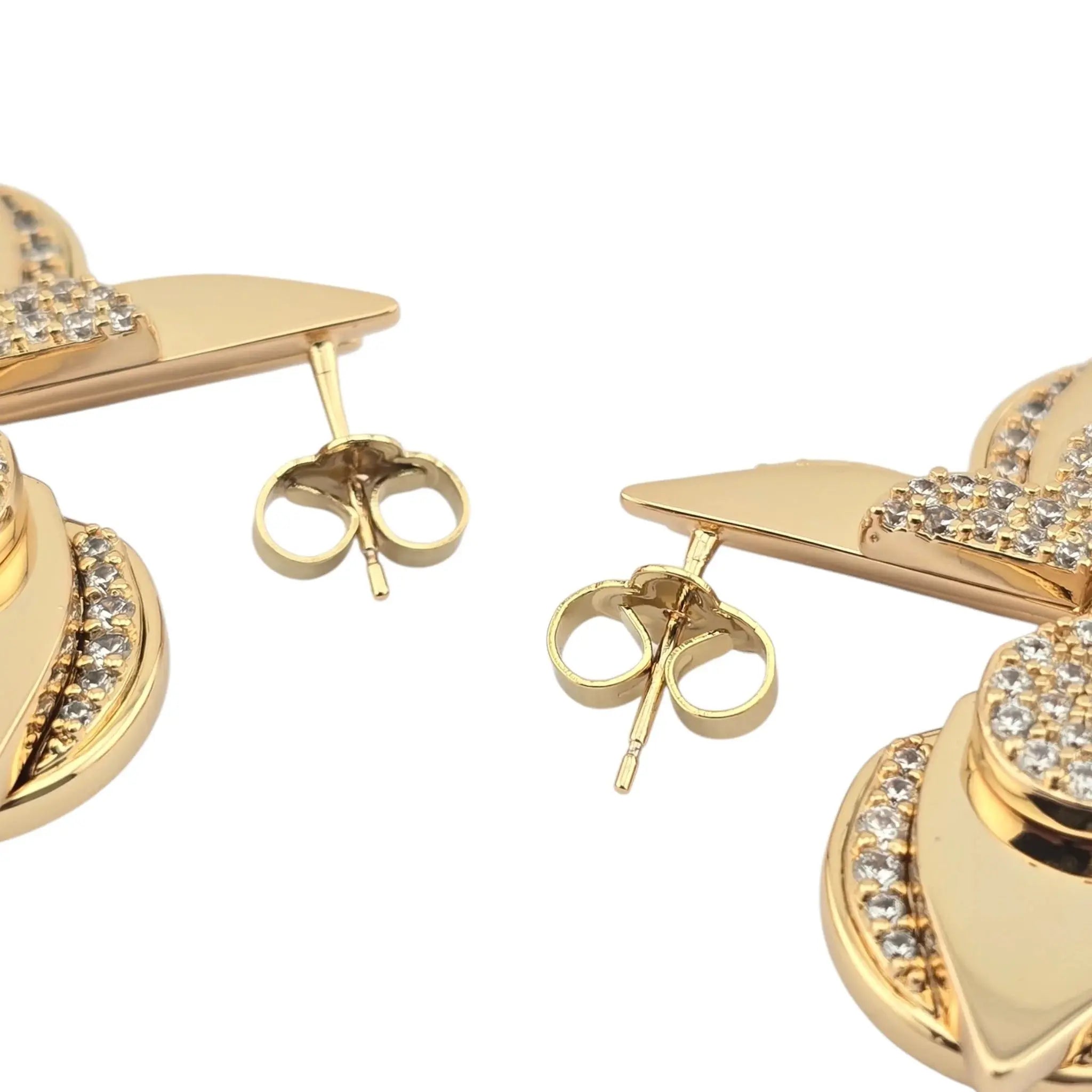 Louis Vuitton LV Medaillon Gold Earrings LOUIS VUITTON