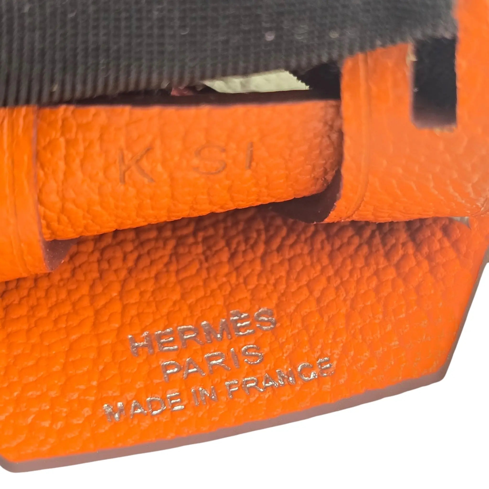 Hermes Jockey Chevre Myzore Chevre Barenia Bag Charm HERMES