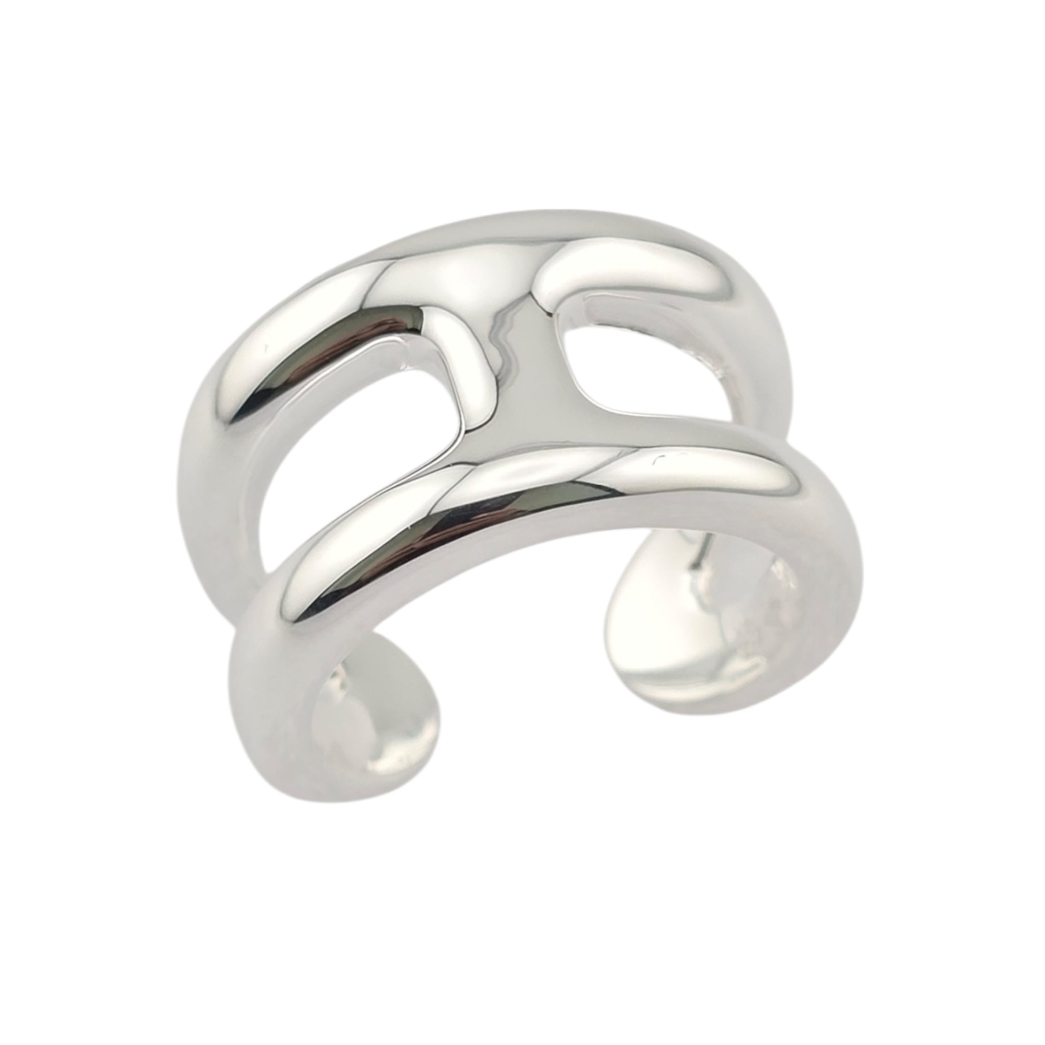 Hermes Osmose Silver 925 Ring Small