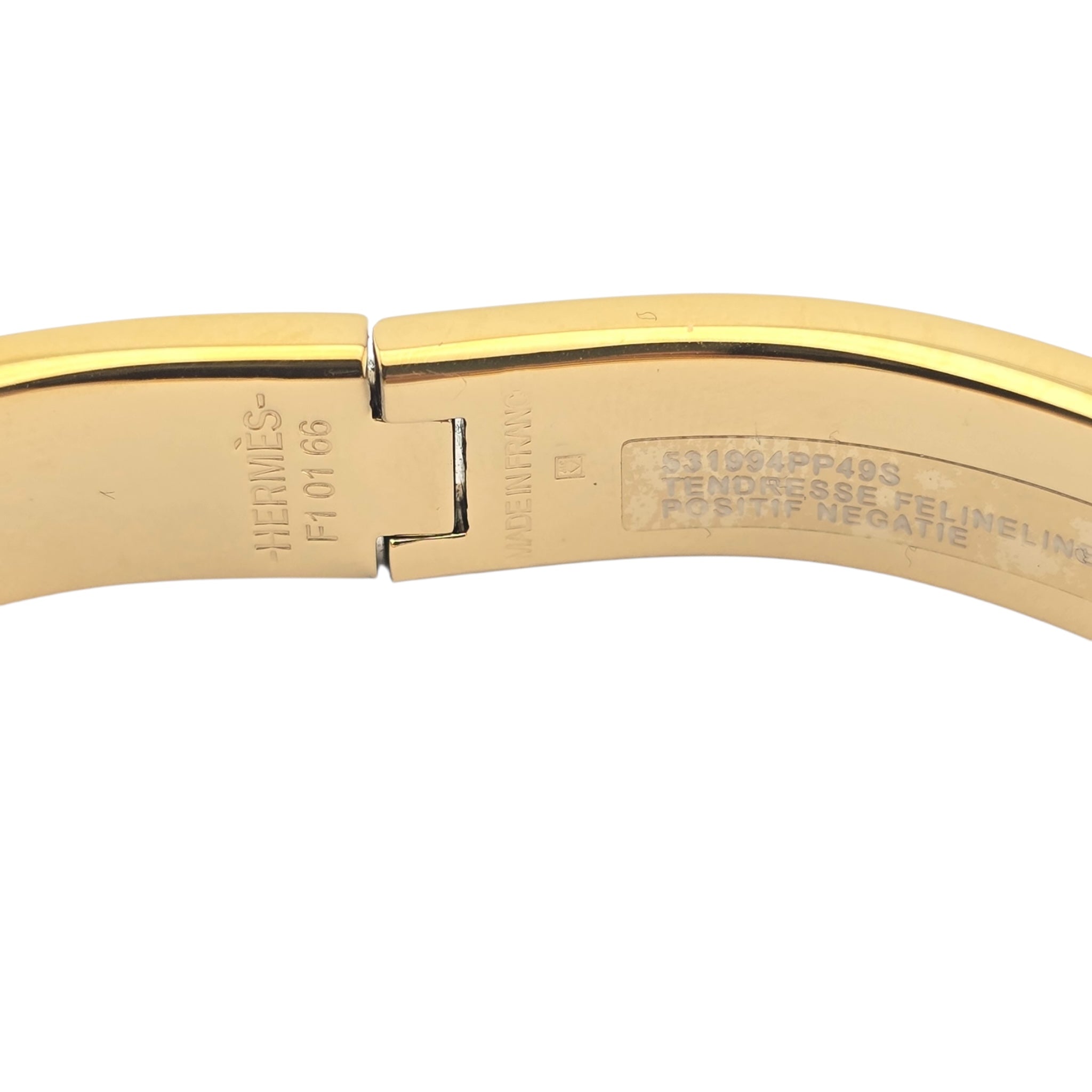 Hermes Clic H Bracelet Pink Gold GM