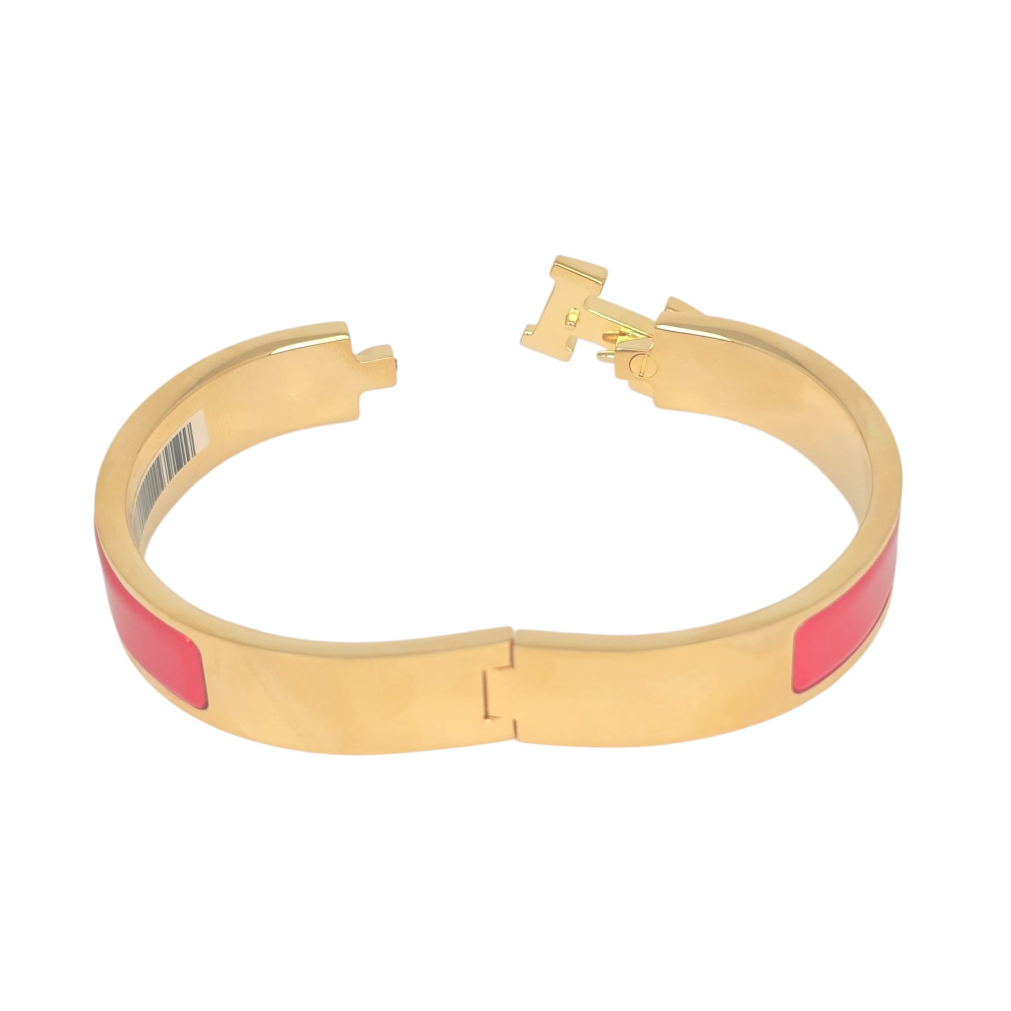 Hermes Clic H Bracelet Red Gold GM