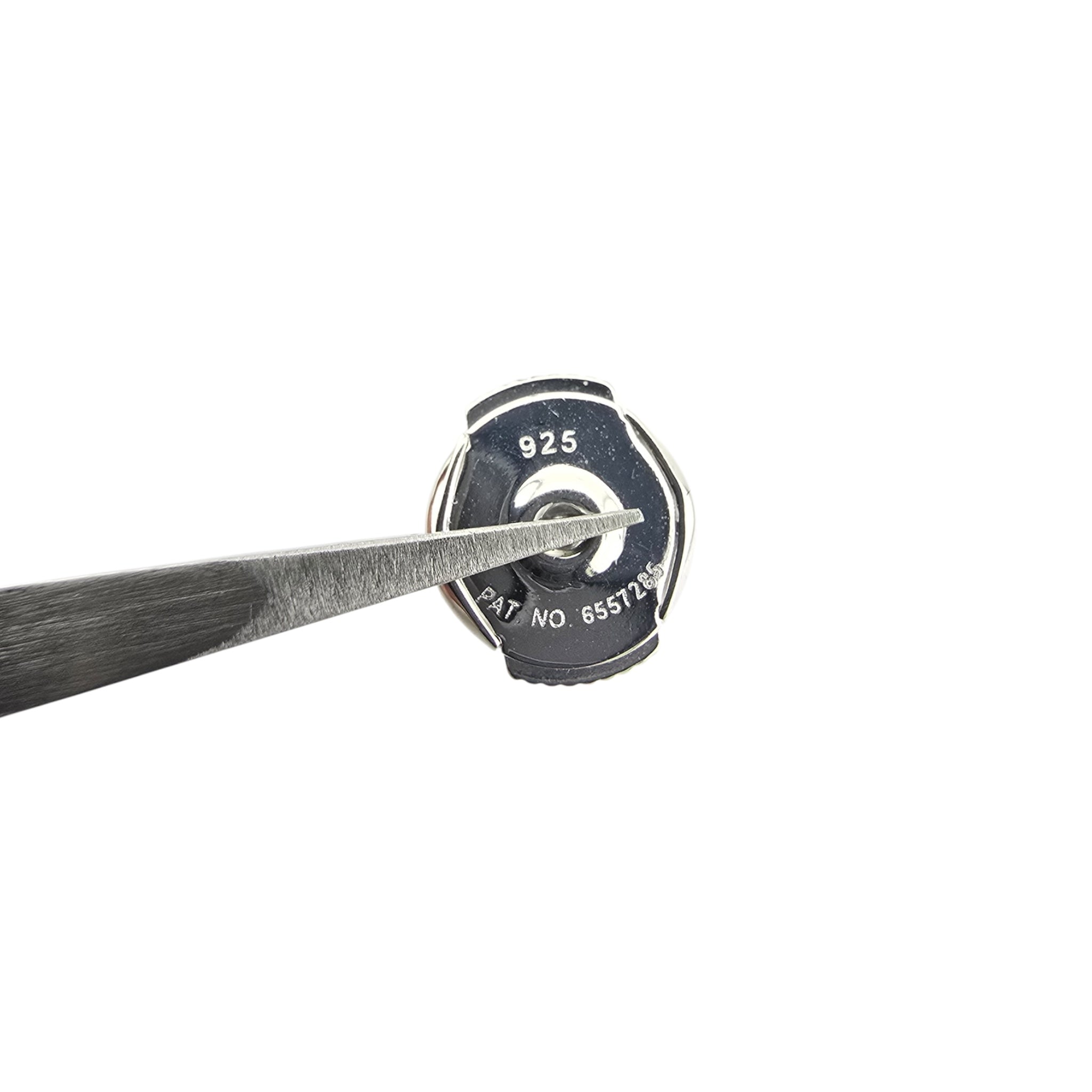 Hermes Farandole Sterling Silver Earrings Medium