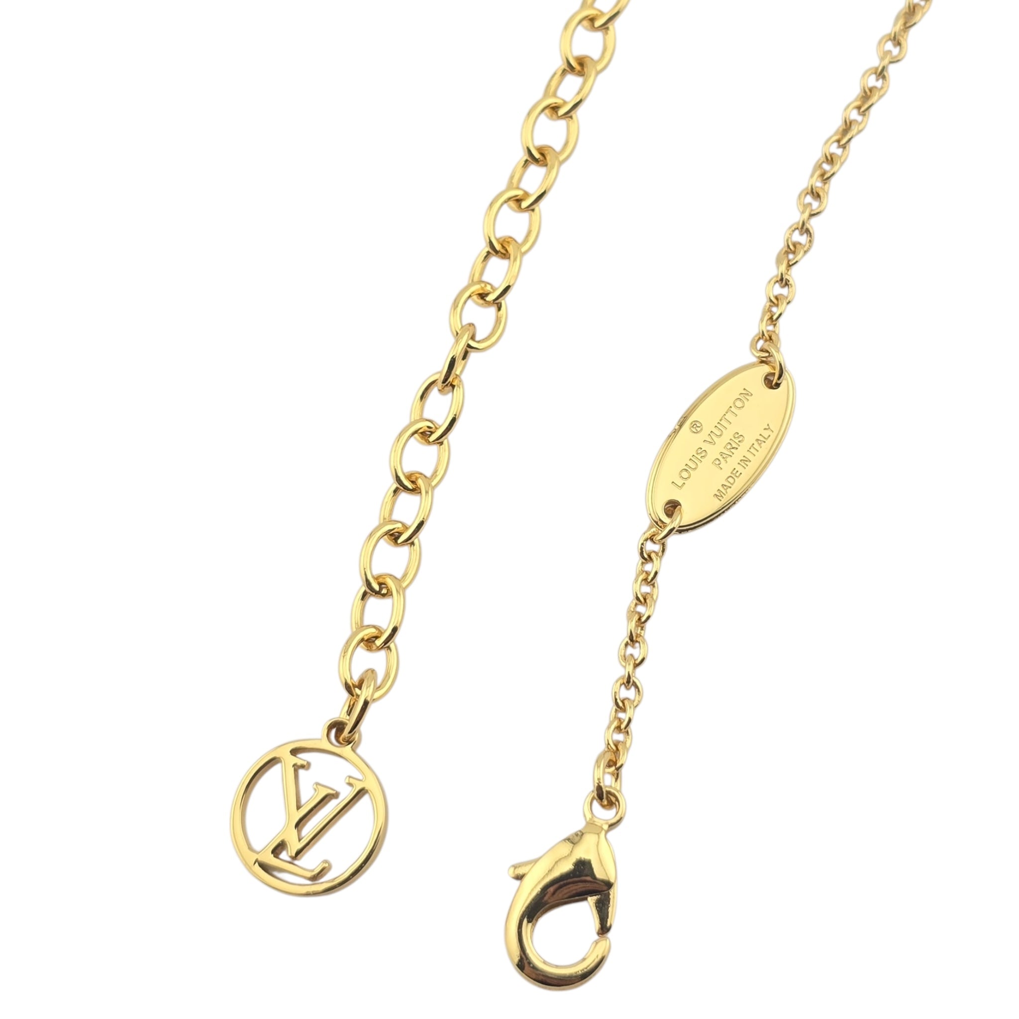 Louis Vuitton LV Floragram Gold Necklace LOUIS VUITTON