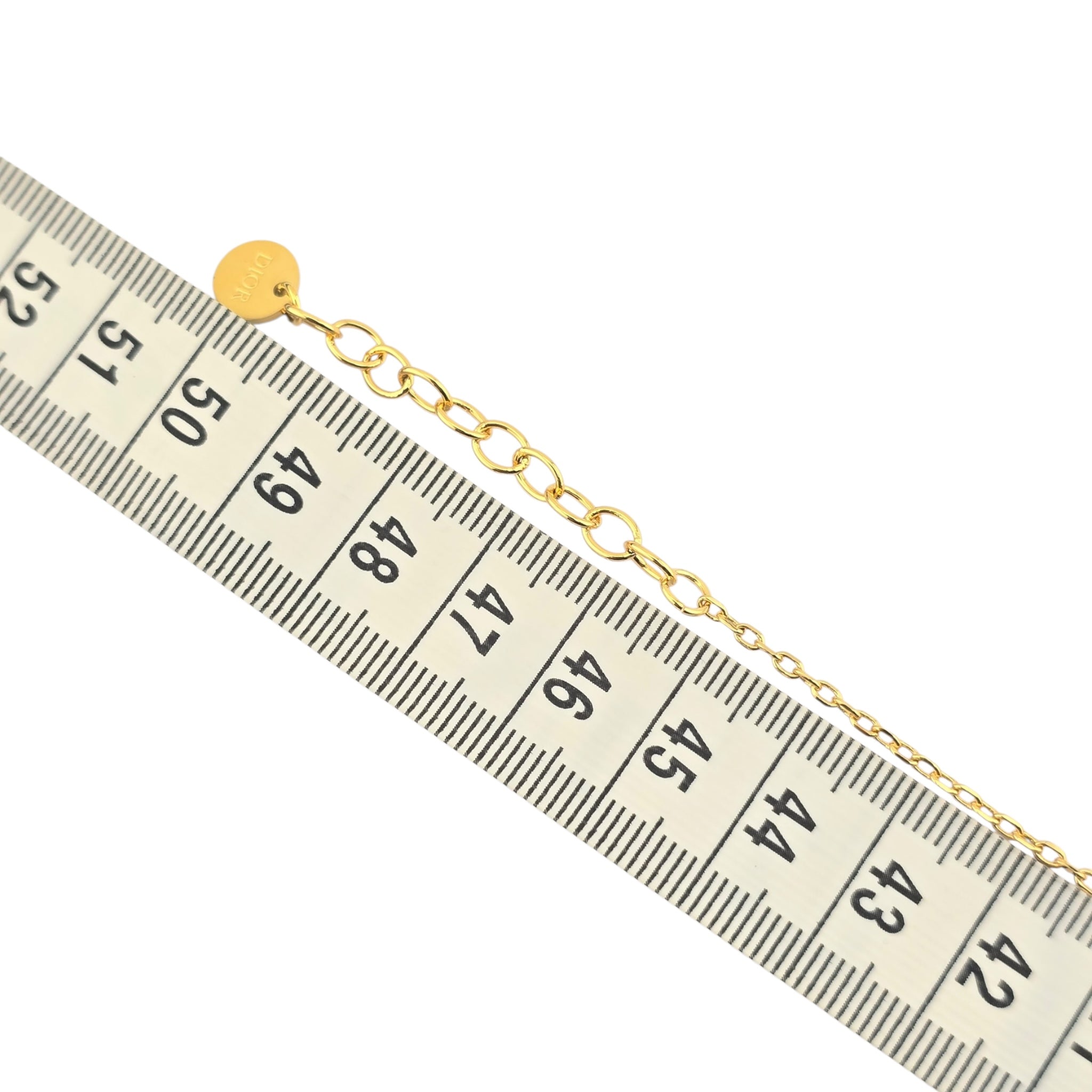 Christian Dior Dio(r)evolution Necklace Gold-Finish Metal and White Crystals DIOR