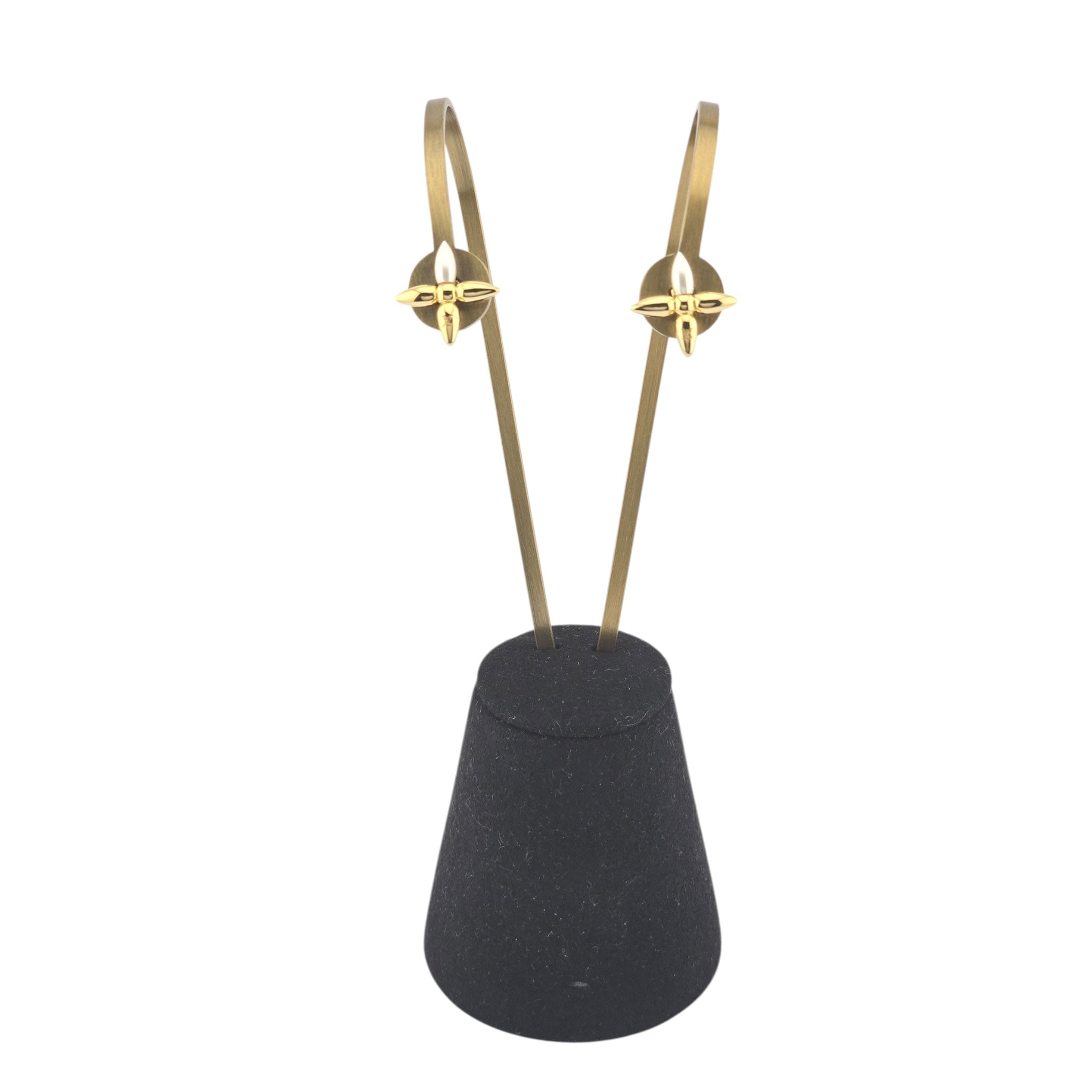 Louis Vuitton LV Louisette Gold Earrings LOUIS VUITTON