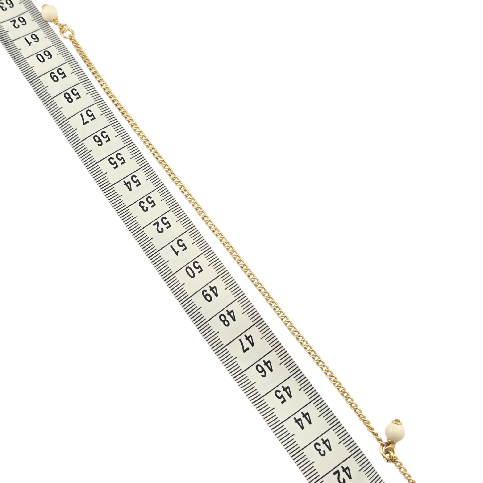 Chanel CC Gold Pendant Necklace 2023 CHANEL