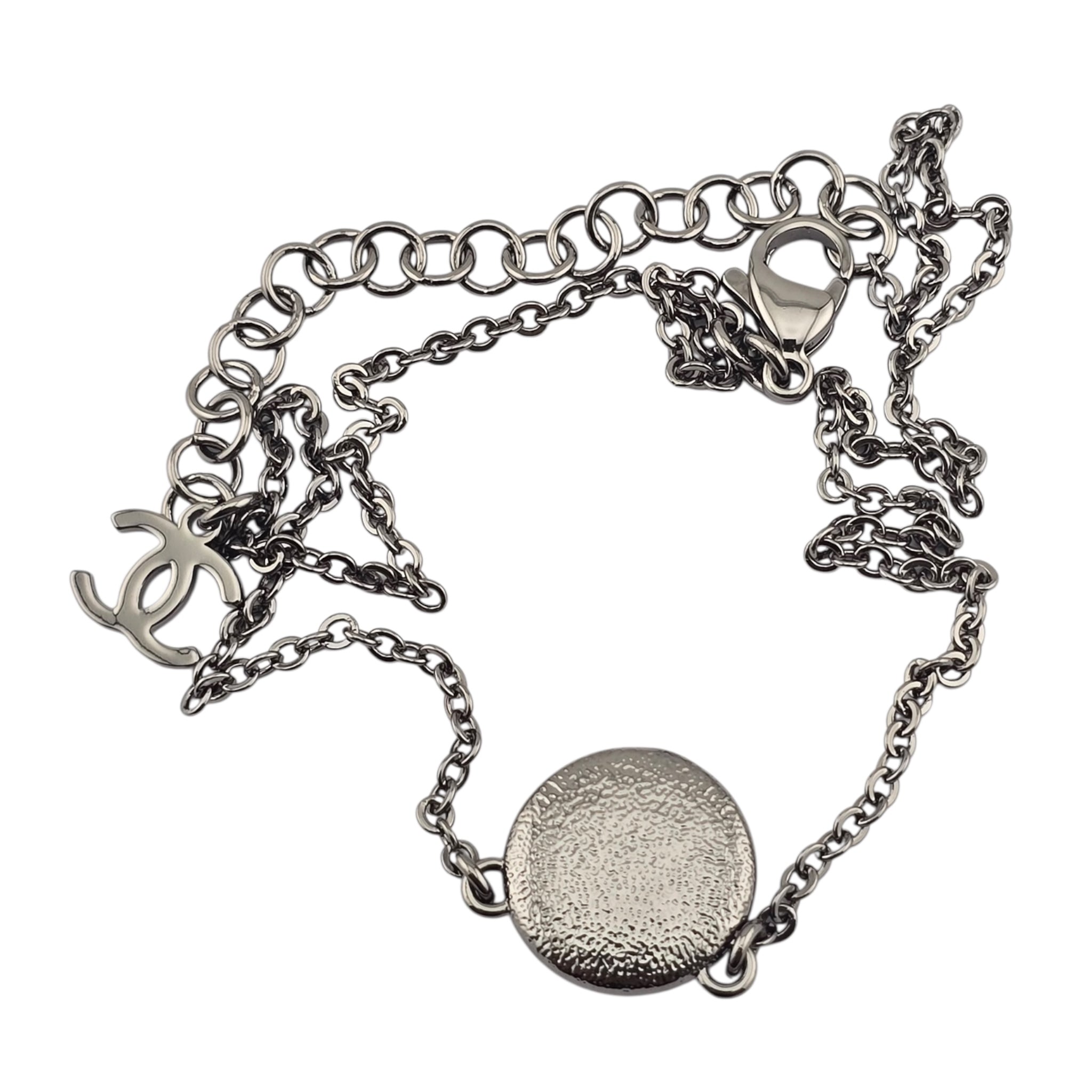 Chanel CC Ruthenium Pink Necklace 2025 CHANEL