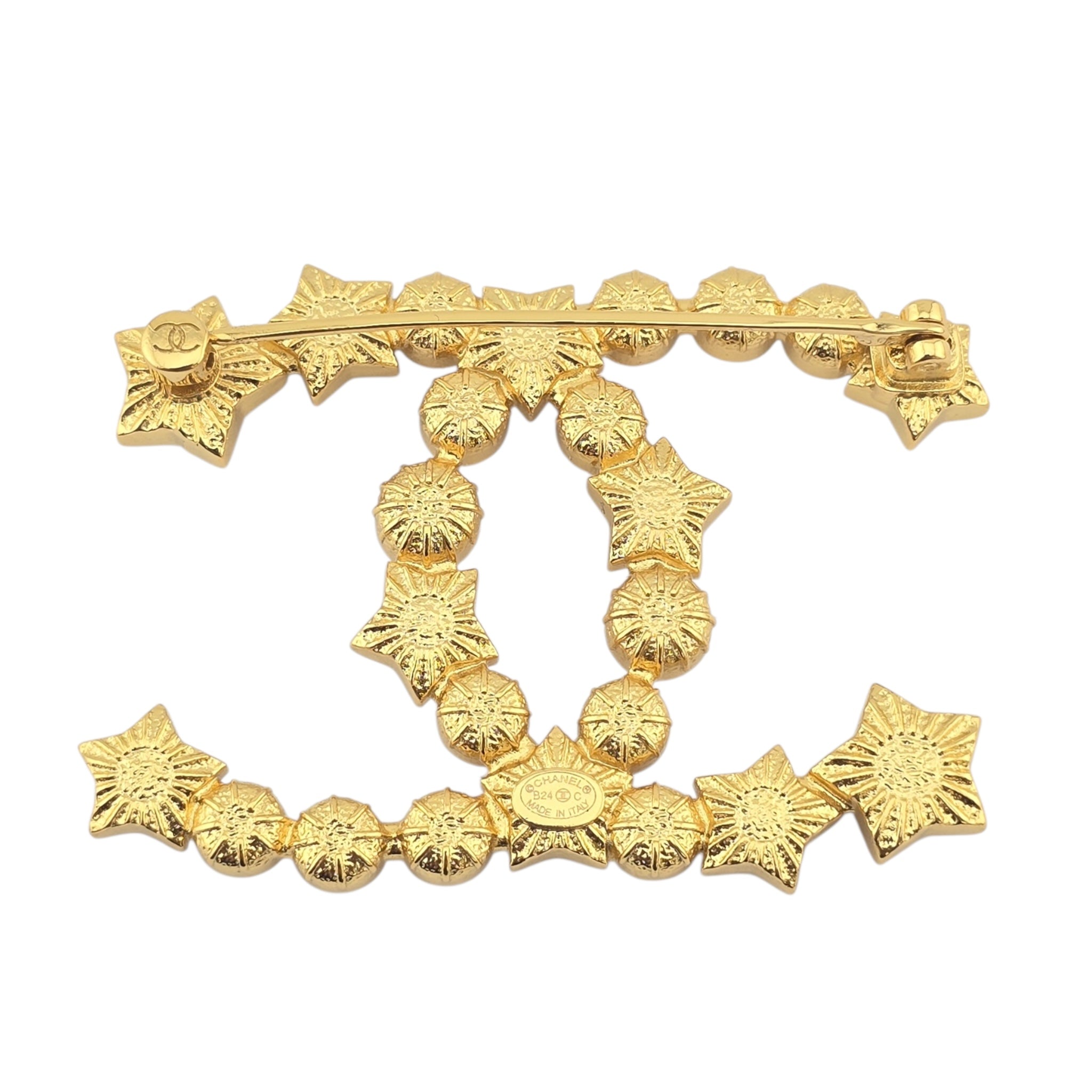 Chanel CC Gold Star Brooch 2024 CHANEL