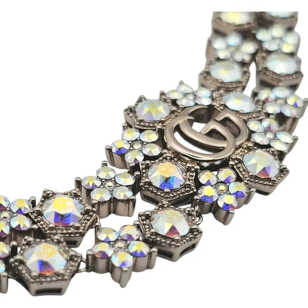 GUCCI GG Crystal Floral Bracelet 2023 GUCCI