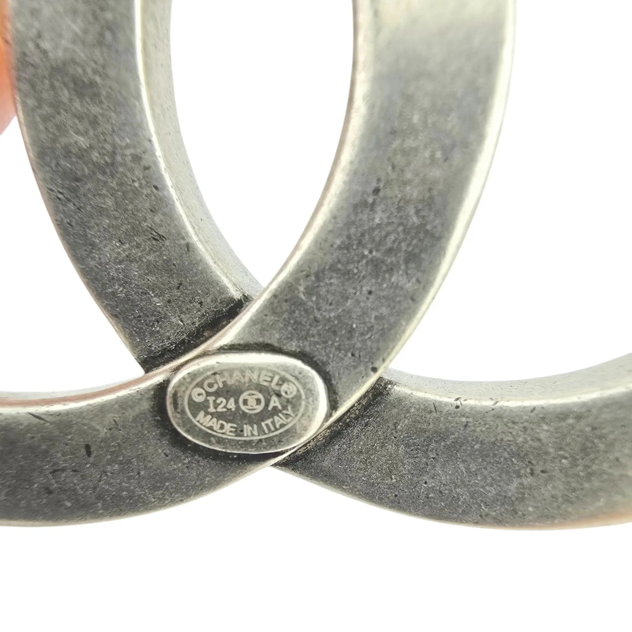 Chanel CC Silver Crystal Brooch 2024 CHANEL