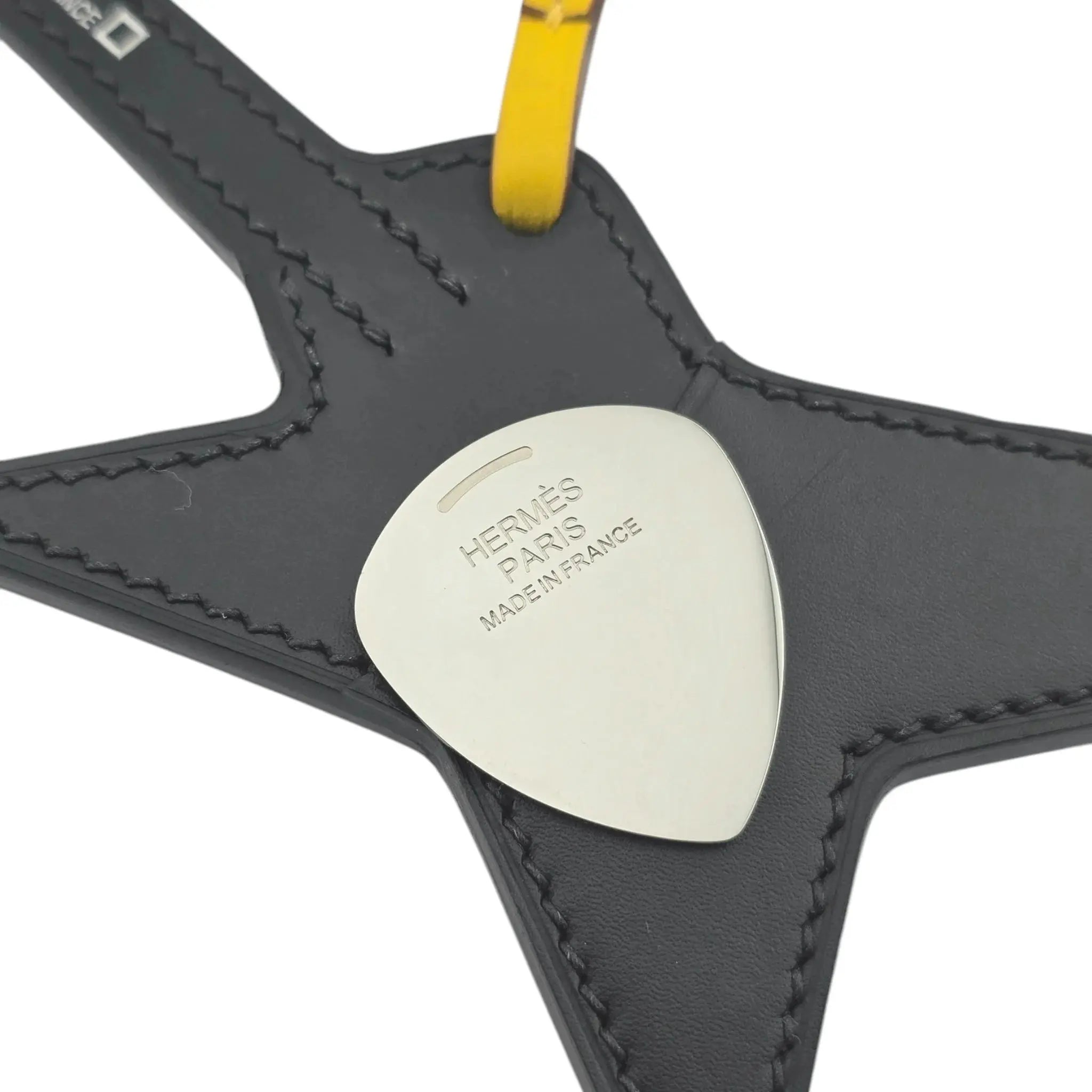 ermès Rock Touch Bag Charm Black Swift and Rouge de Coeur Shiny Alligator Palladium Hardware HERMES