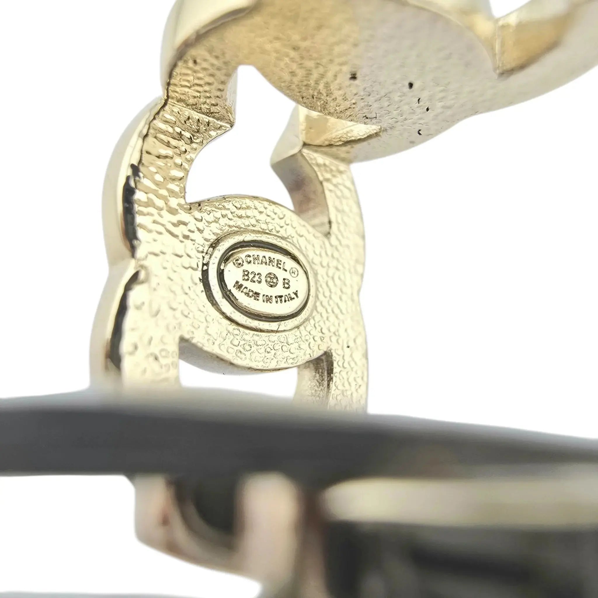 Chanel CC Crystal Gold Earrings 2024 CHANEL