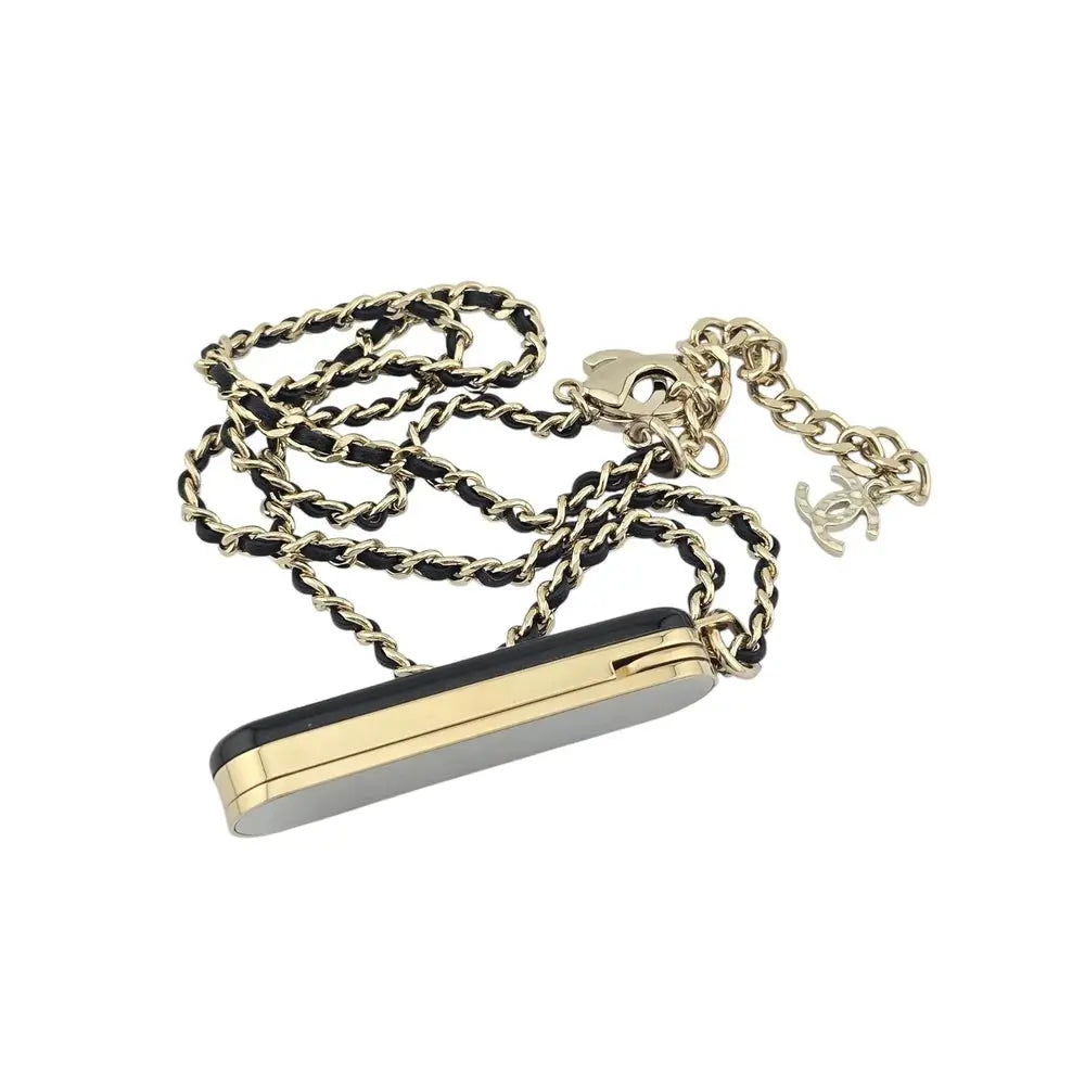 Chanel Black Gold Comb Necklace 22-23FW CHANEL