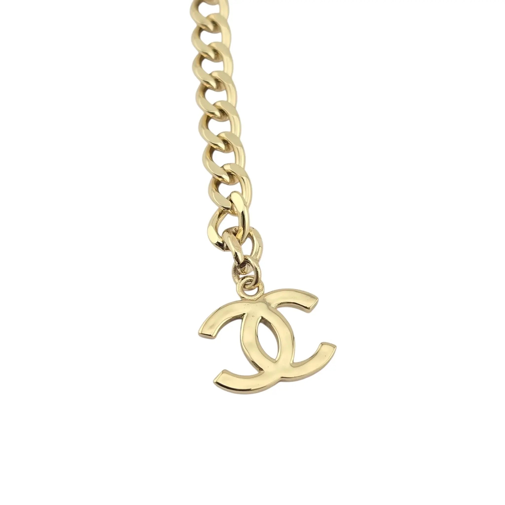 Chanel CC Faux Pearl Hanger Pendant Necklace 2023 CHANEL