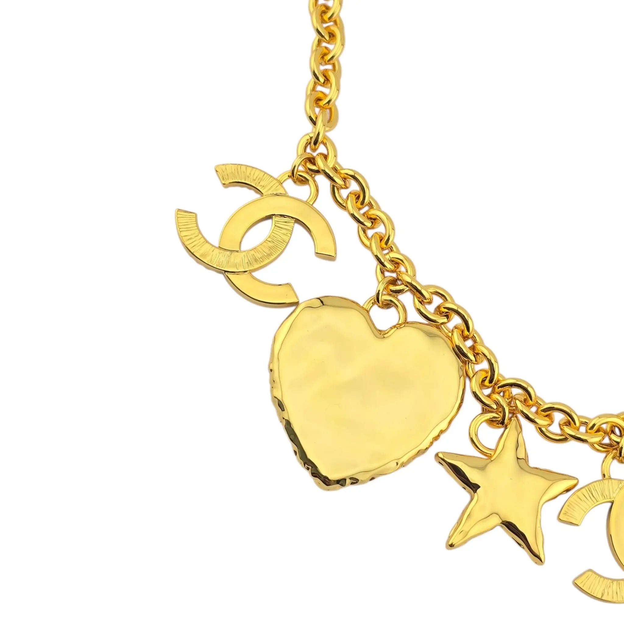 Chanel CC Enamel 'Coco Chanel' Charm Necklace B24 CHANEL