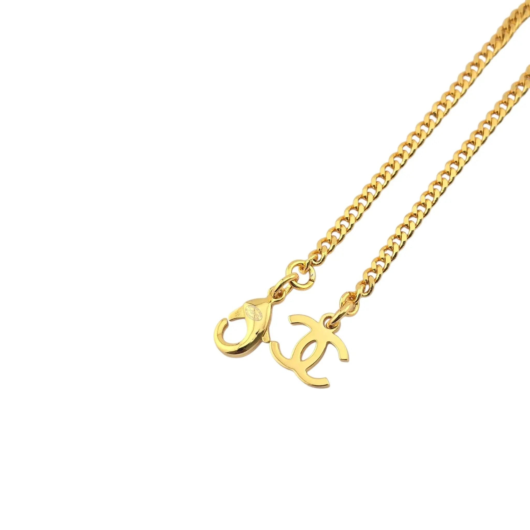 Chanel CC Gold Heart Small Pendant Necklace 2023 CHANEL