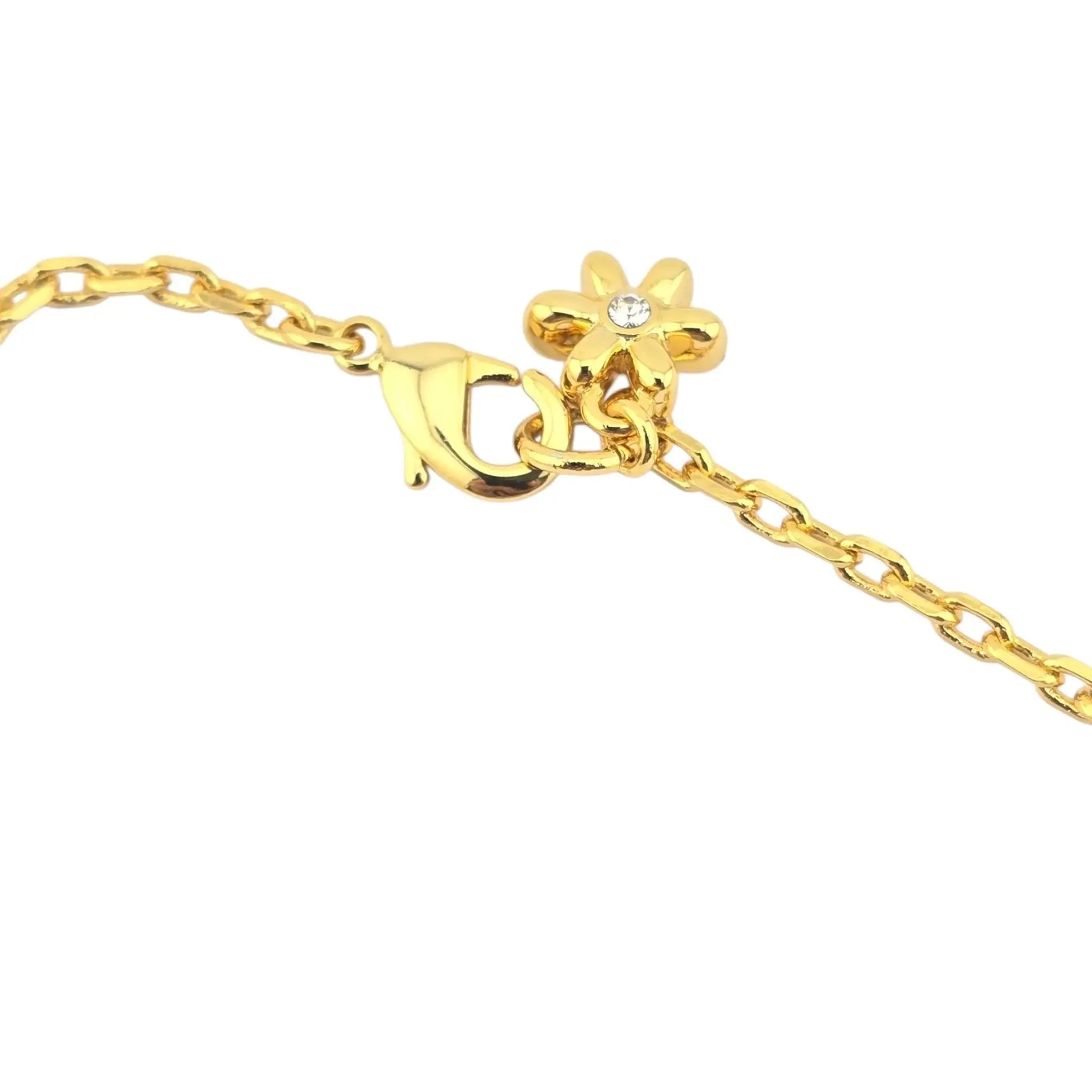 Chanel CC Gold Floral Necklace 2023 CHANEL