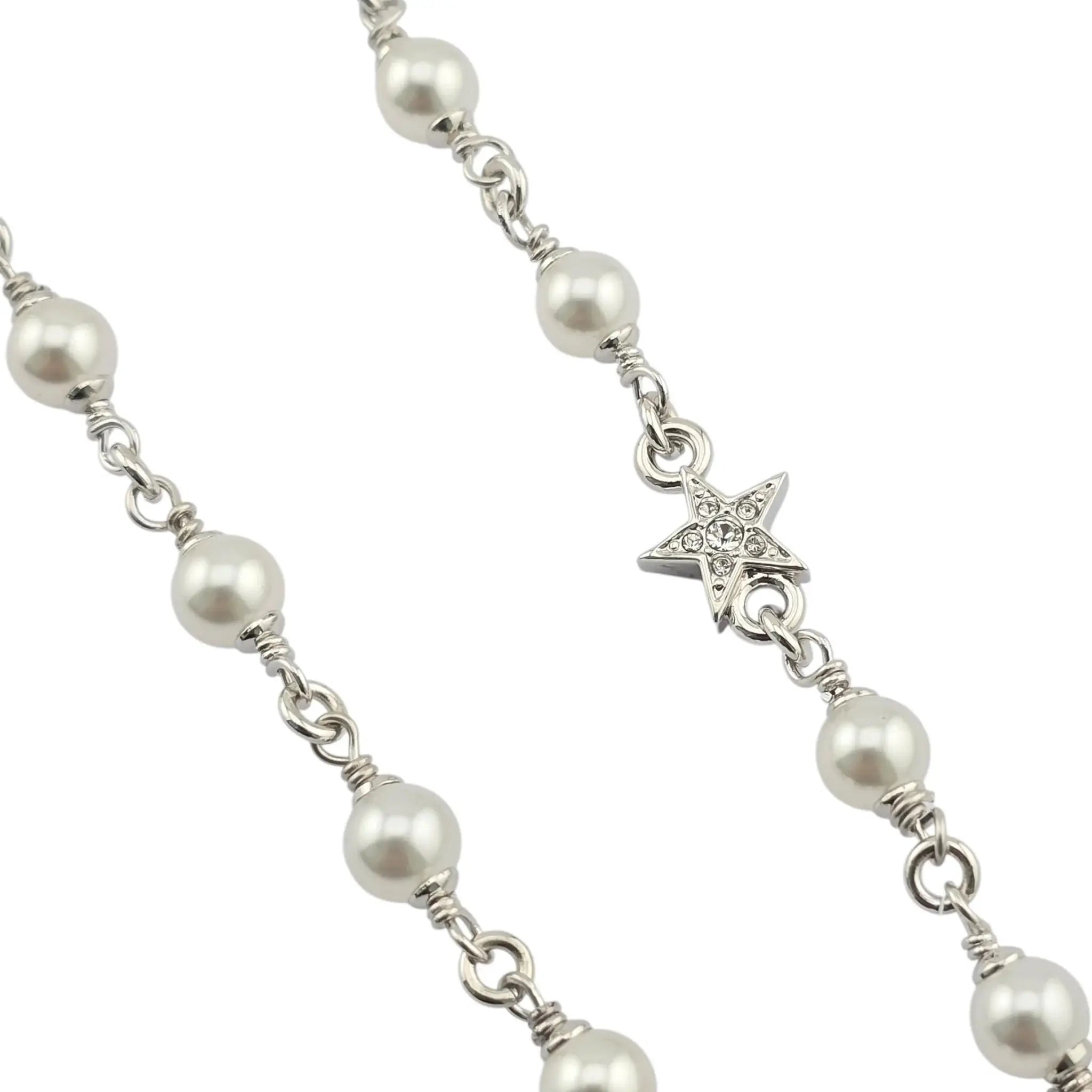 Chanel CC Silver Bird Long Necklace SS25 CHANEL