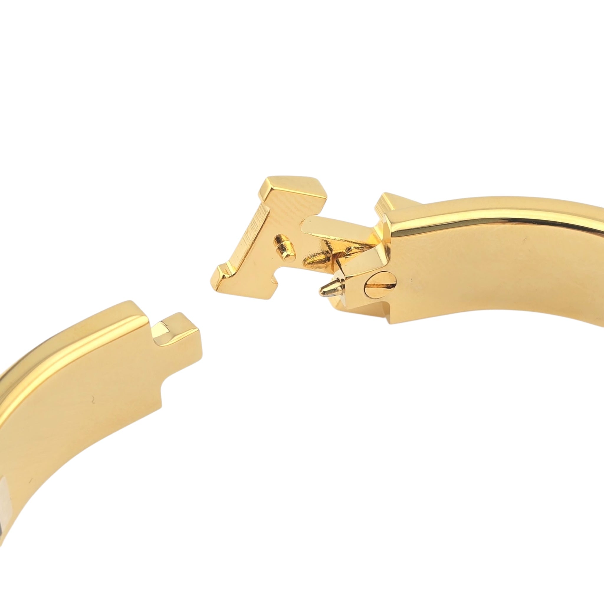 Hermes Clic H Bracelet Pink Gold GM