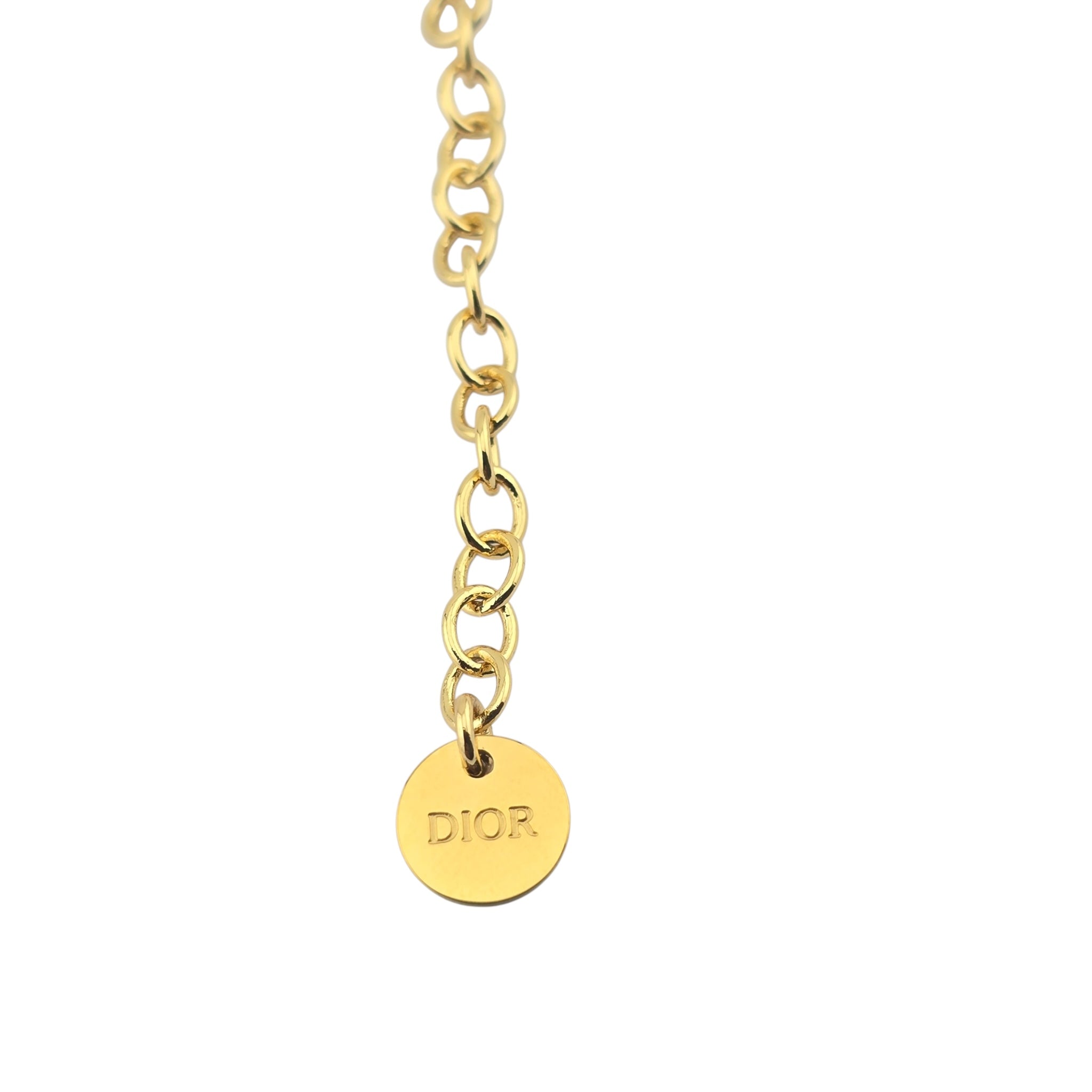 Christian Dior Petit CD Baroque Necklace