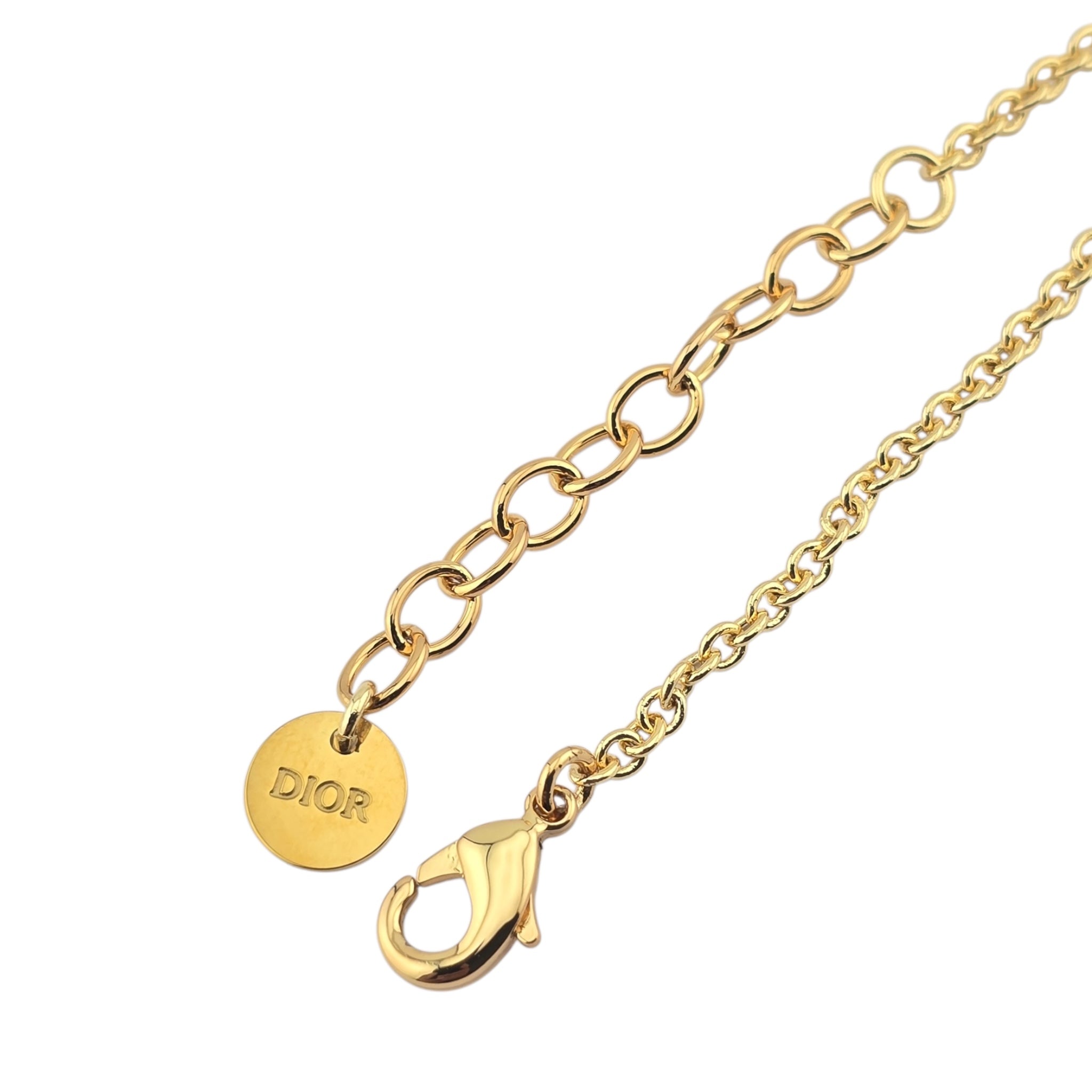 Christian Dior CD Lucky Lace Necklace DIOR