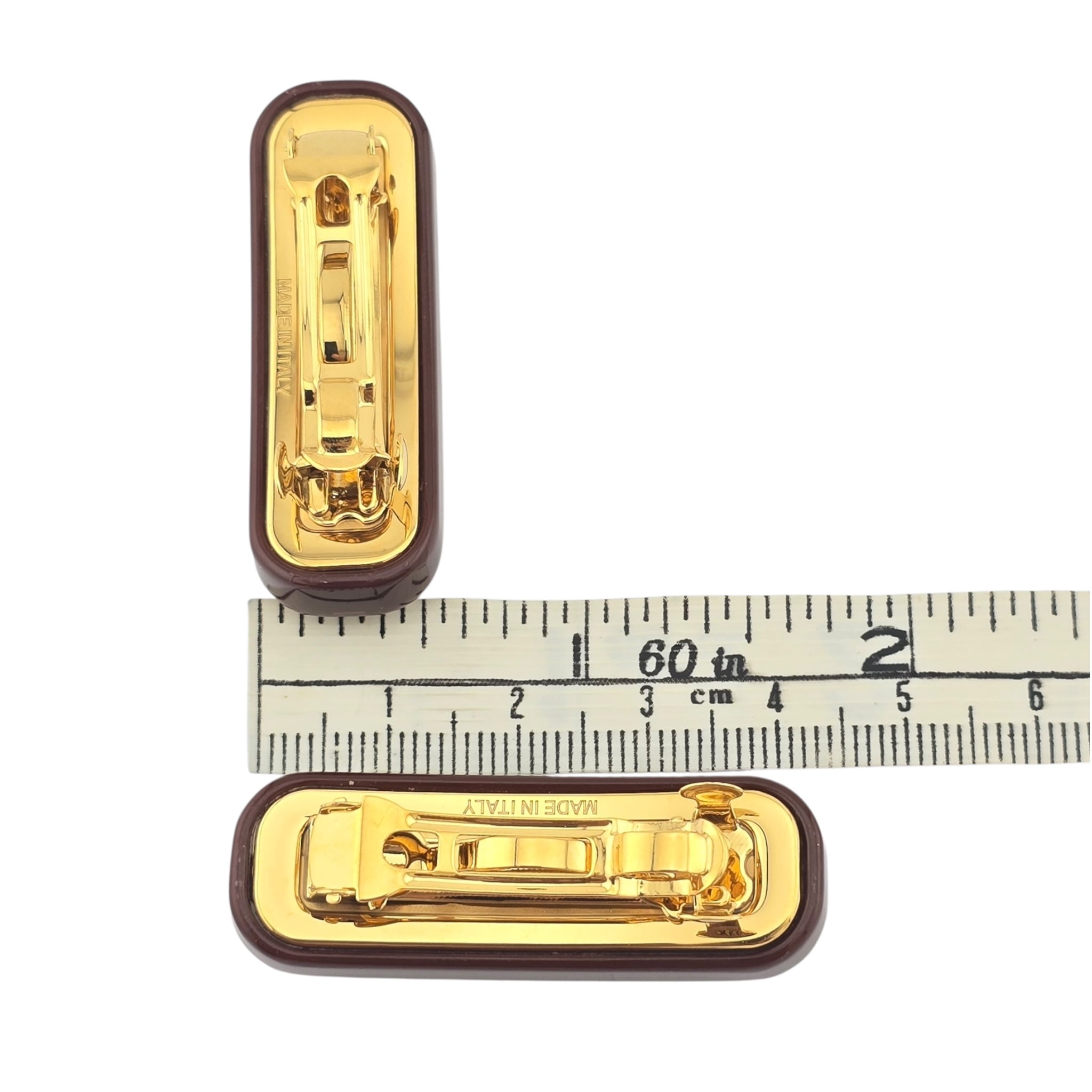 Miu Miu Plexiglas Metal Hair Clips MIU MIU