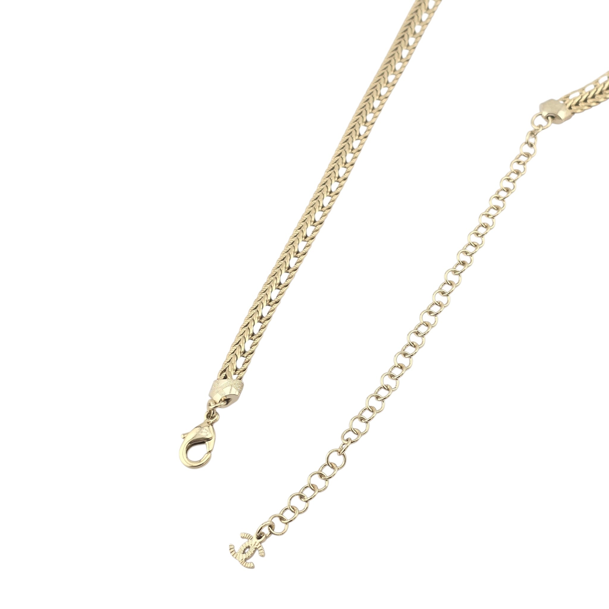 Chanel CC Leather Choker Necklace 2022 CHANEL