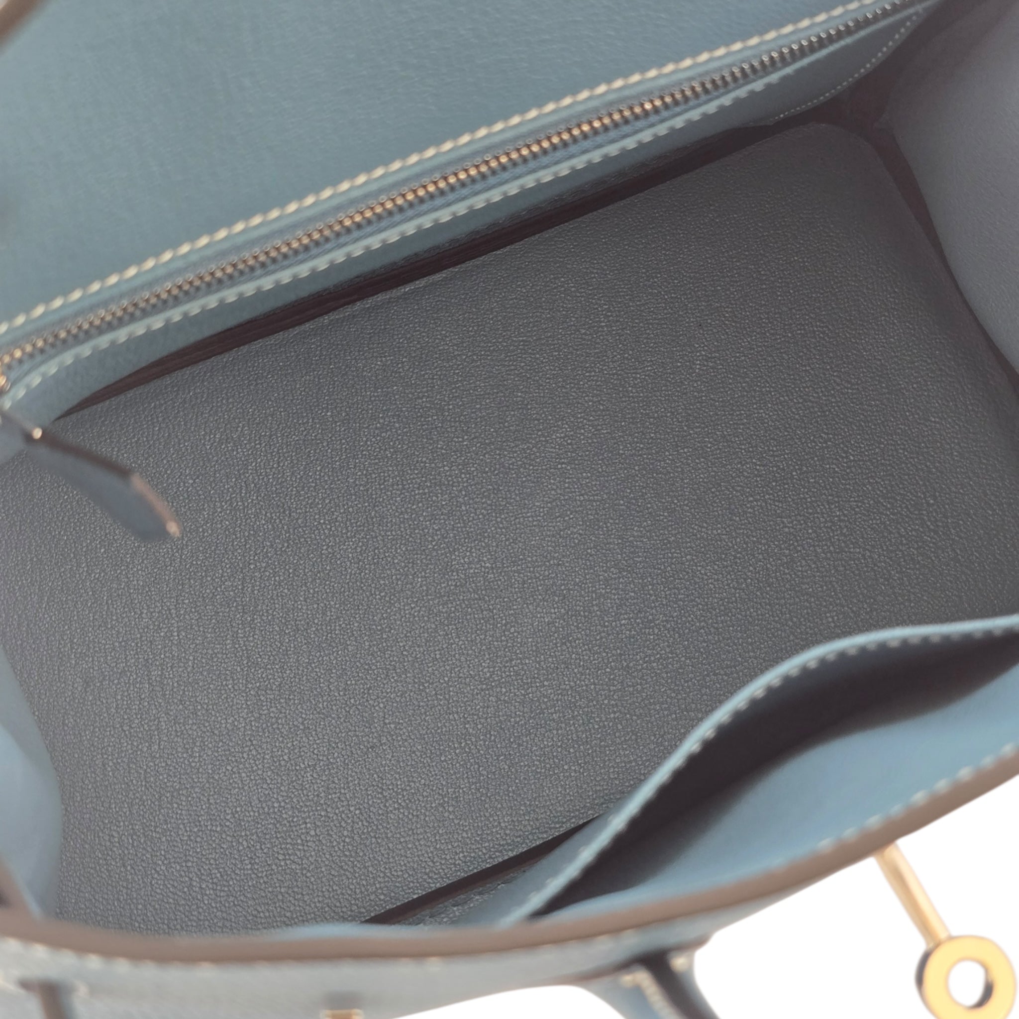 Hermes Birkin 25 Bleu Jean Togo PHW HERMES