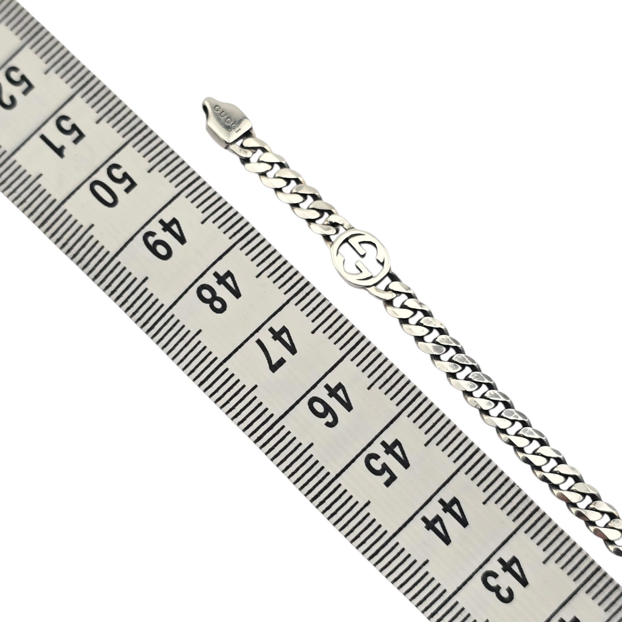 GUCCI GG Interlocking Silver Necklace GUCCI