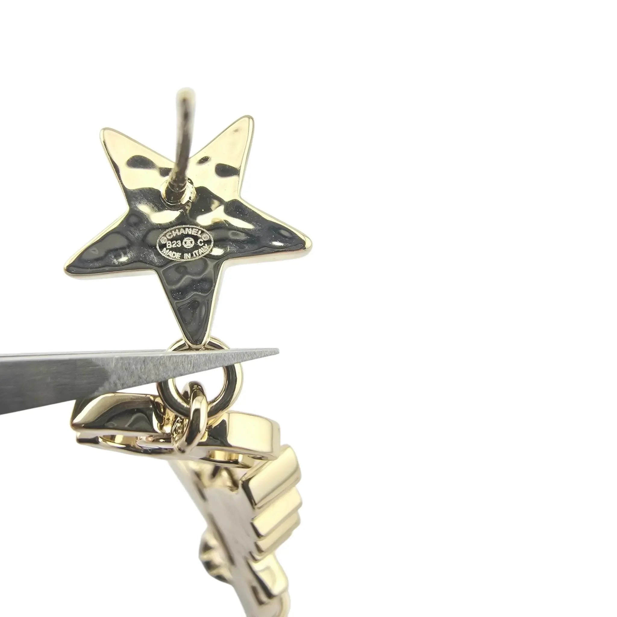 Chanel CC Drop Earrings Heel Wings 2023 CHANEL