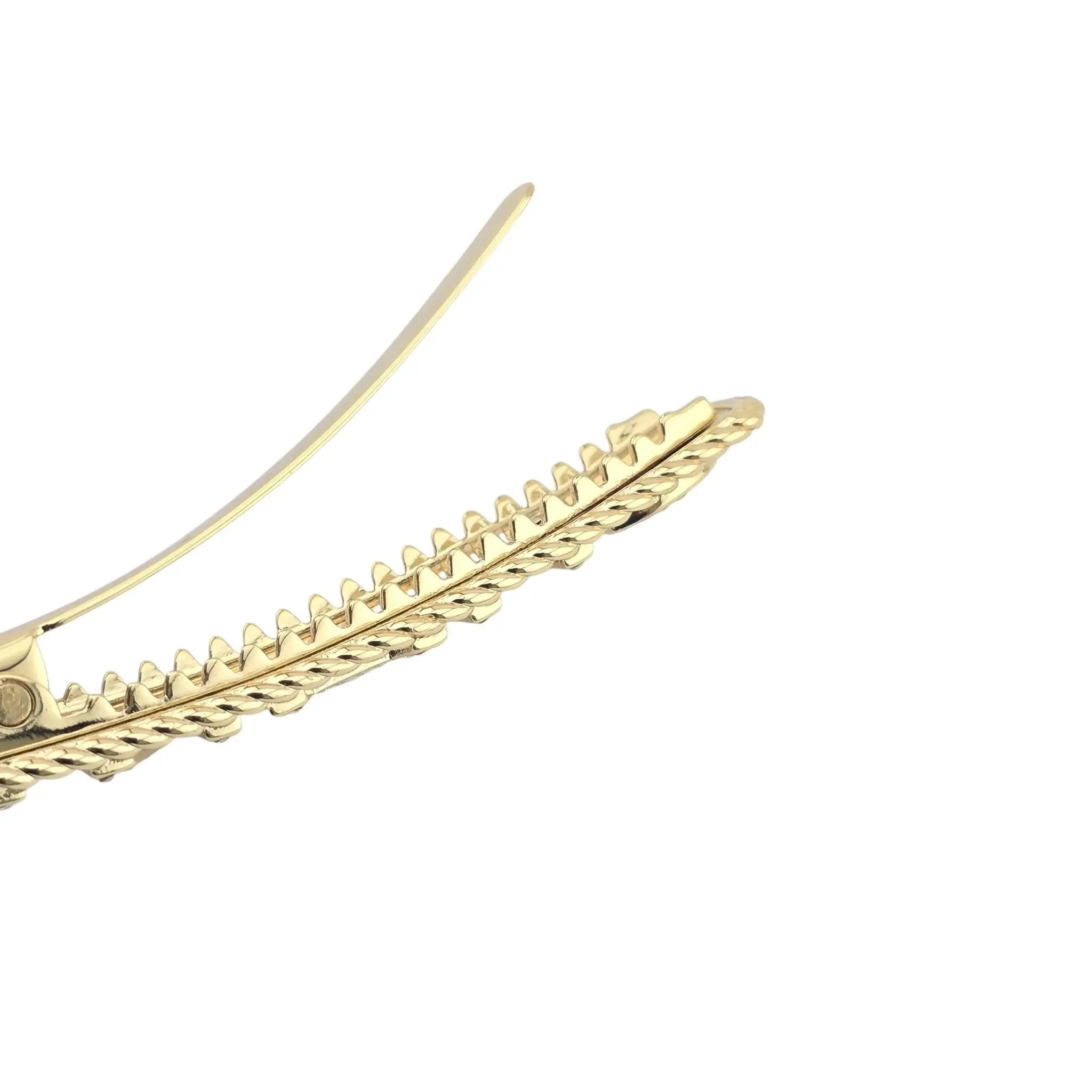 Chanel Strass Crystal Gold Hair Clip 2022 CHANEL