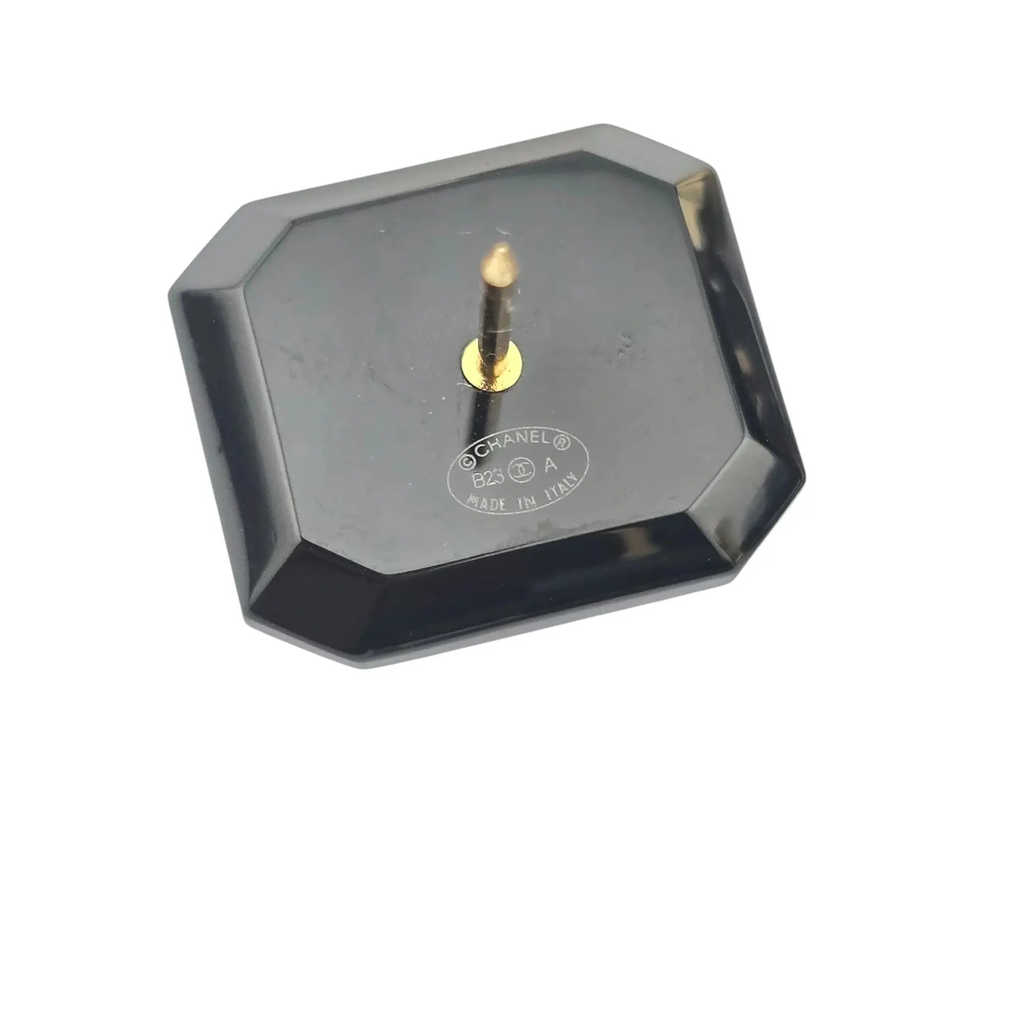 Chanel CC No 5 3 Black Gold Brooch 2023 CHANEL