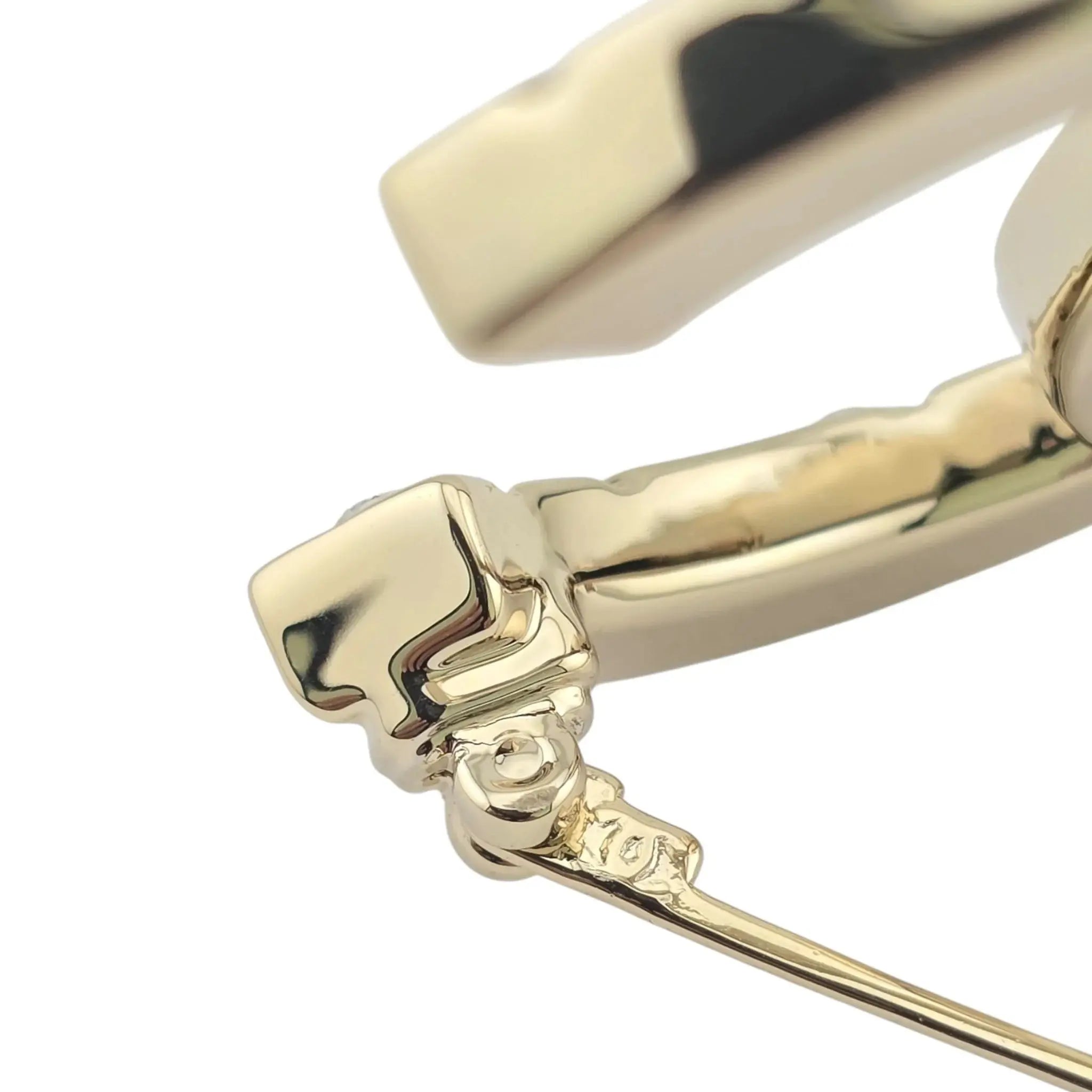 Chanel CC Gold Crystal Brooch B25 CHANEL