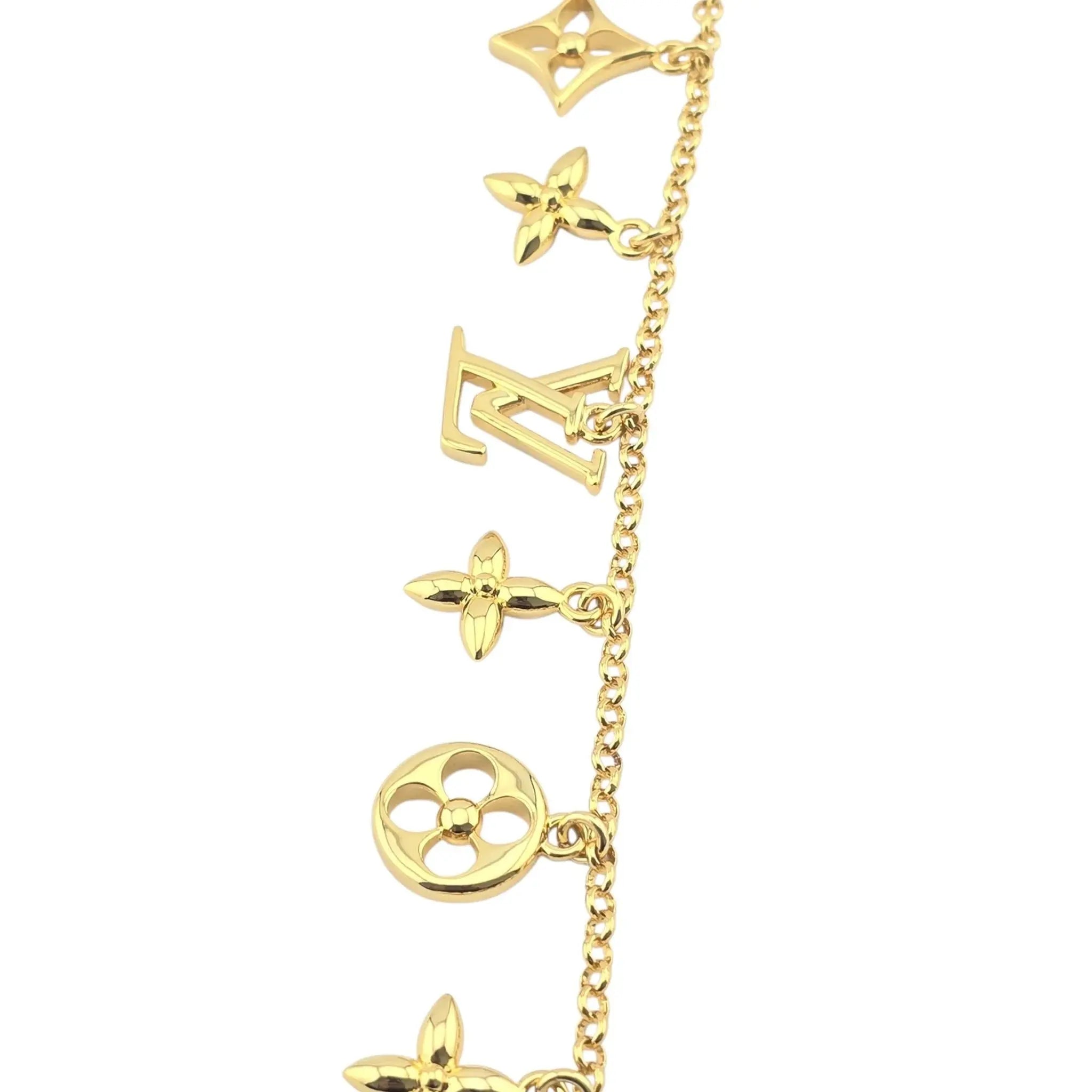 Louis Vuitton LV Iconic Charms Gold Bracelet LOUIS VUITTON