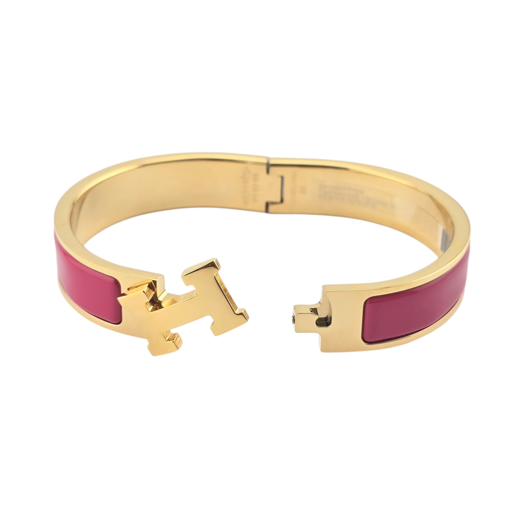 Hermes Clic H Bracelet Pink Gold GM